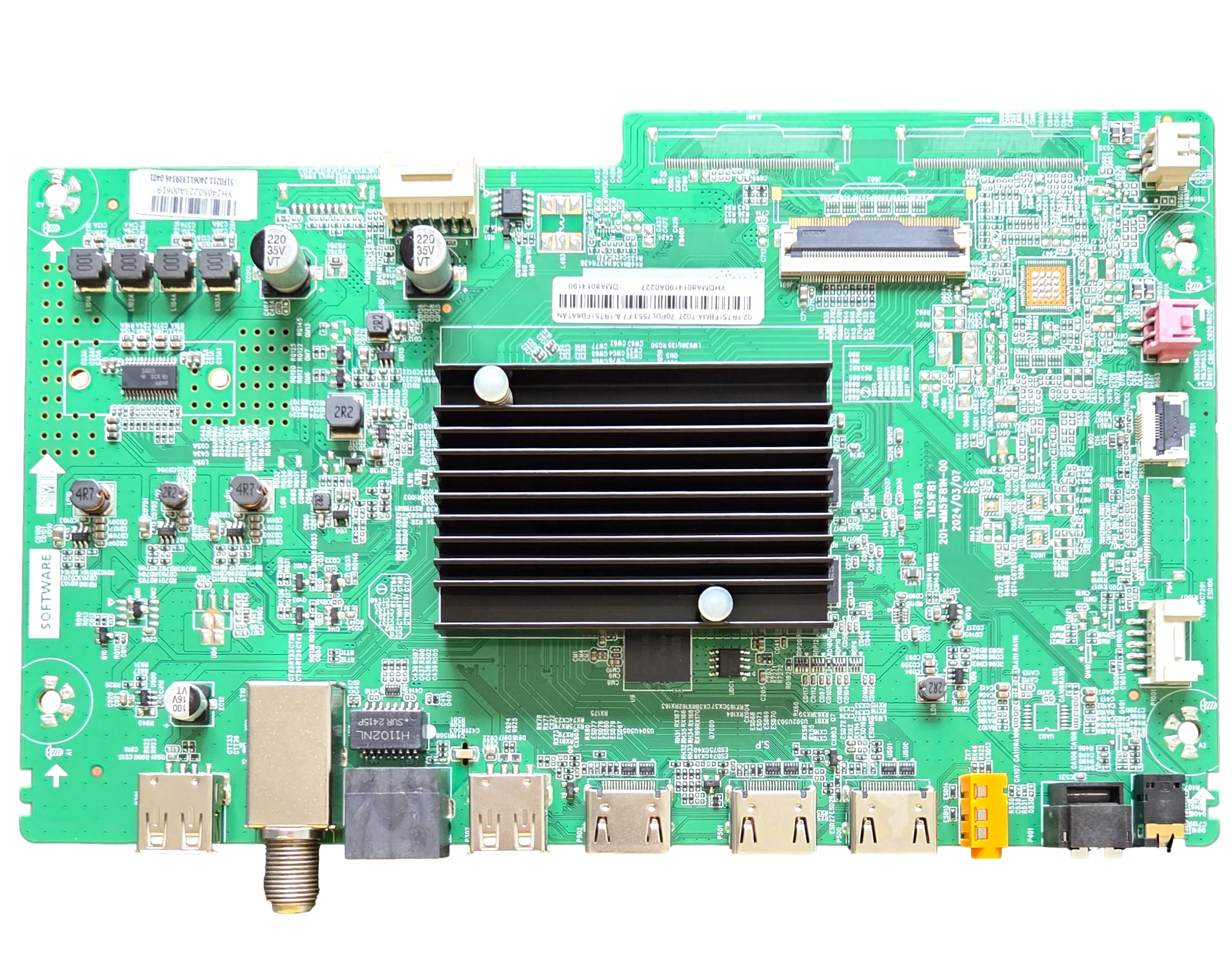 02-1RT51FBMA-T02T Philips Main Board, 201-MM51FB1N-00, 70PUL7553/F7