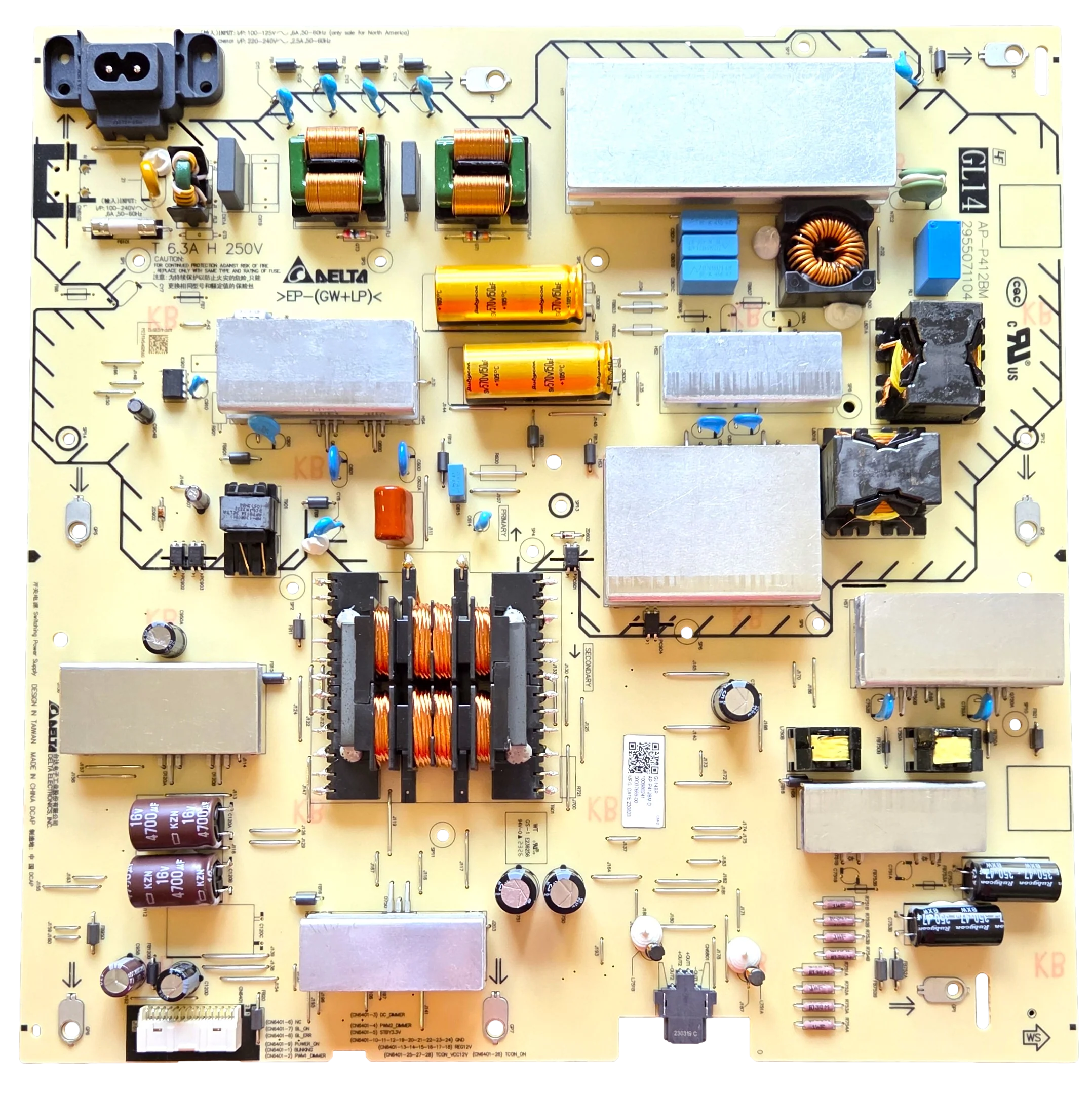 1-009-802-42 Sony Power Supply, 100980242, FW-75BZ40L, FW-75BZ35L, FW75BZ30L