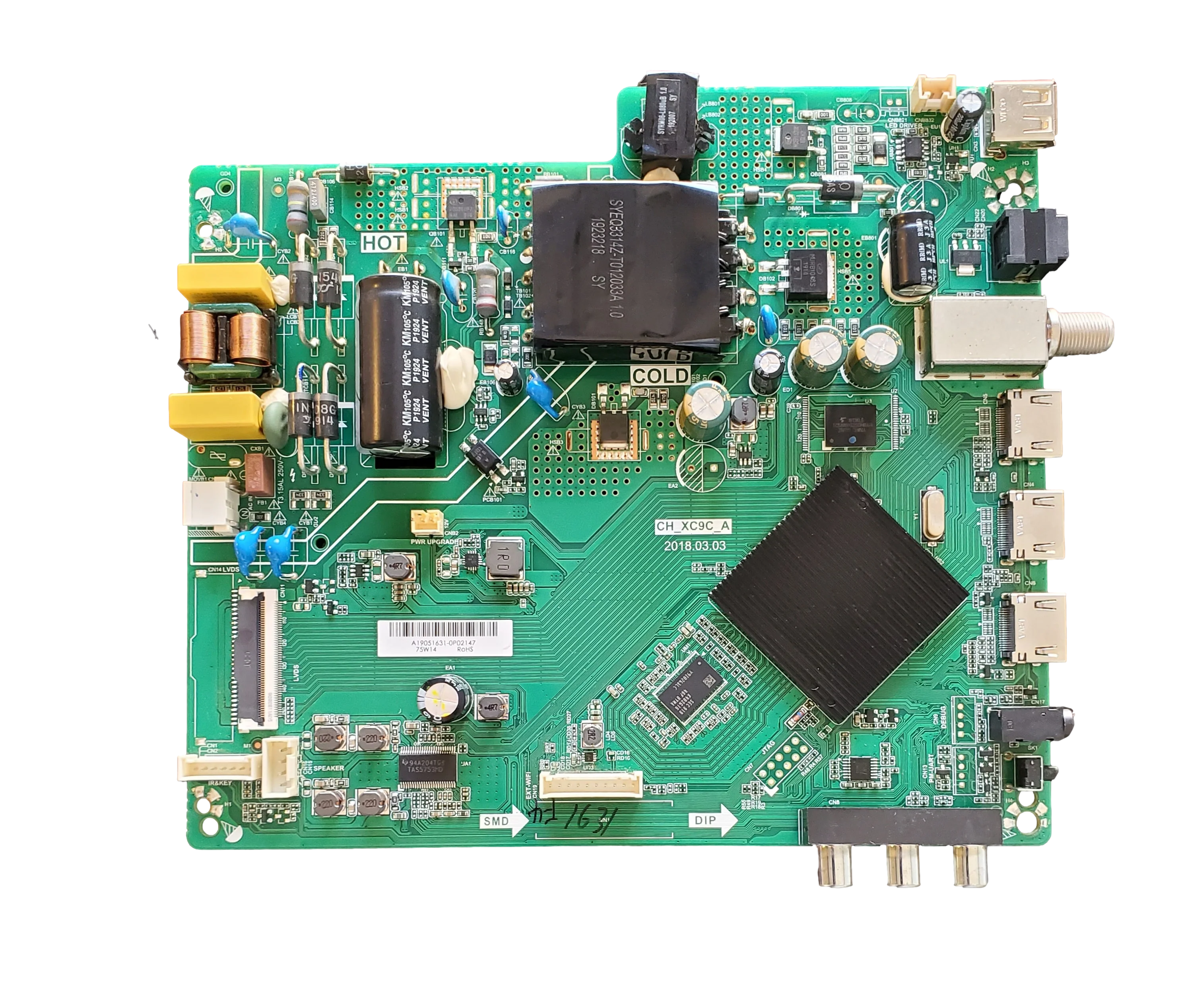 100005842-Main Onn  Main Board / Power Supply, CH_XC9C_A , 100005842