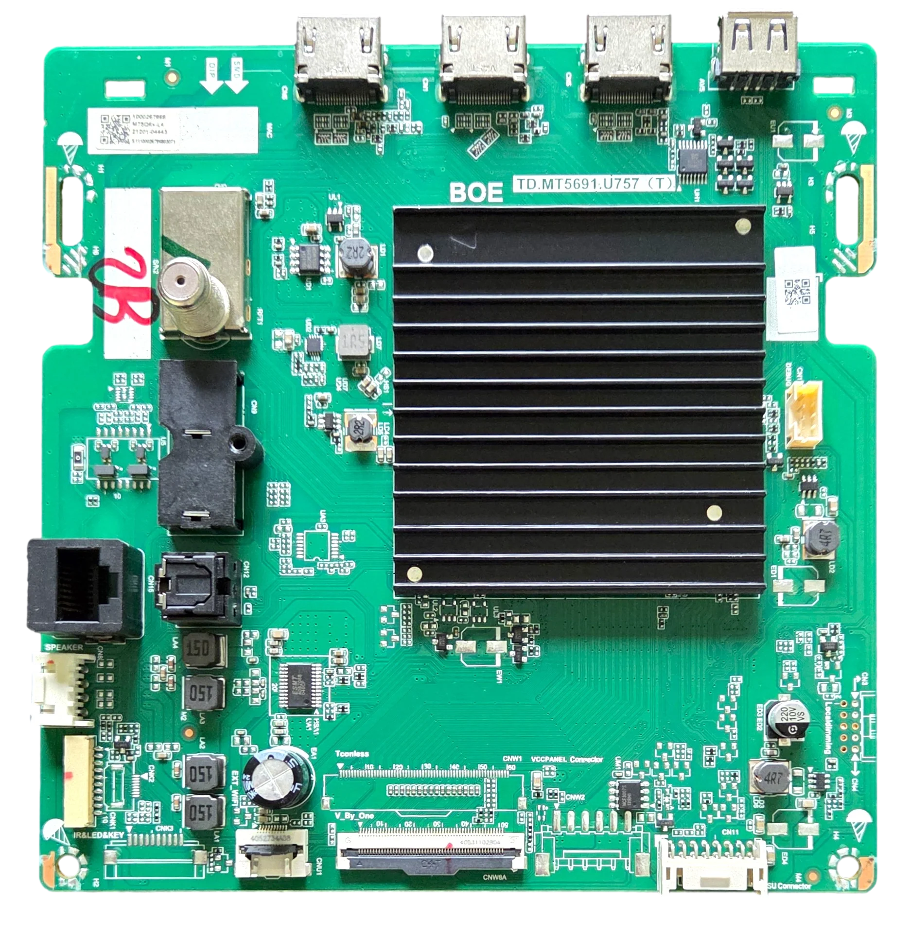 21201-04443 Vizio Main Board, TD.MT5691.U757 (T), 1000267868, M75Q6x-L4