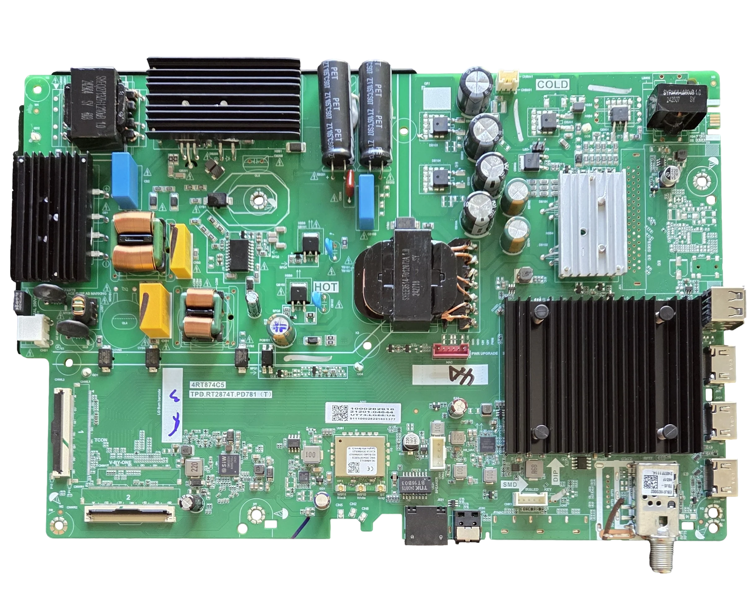 21201-04644 LG Main Board, TPD.RT2874T.PD781 (T), 4RT874C5, 55UT7570PUB