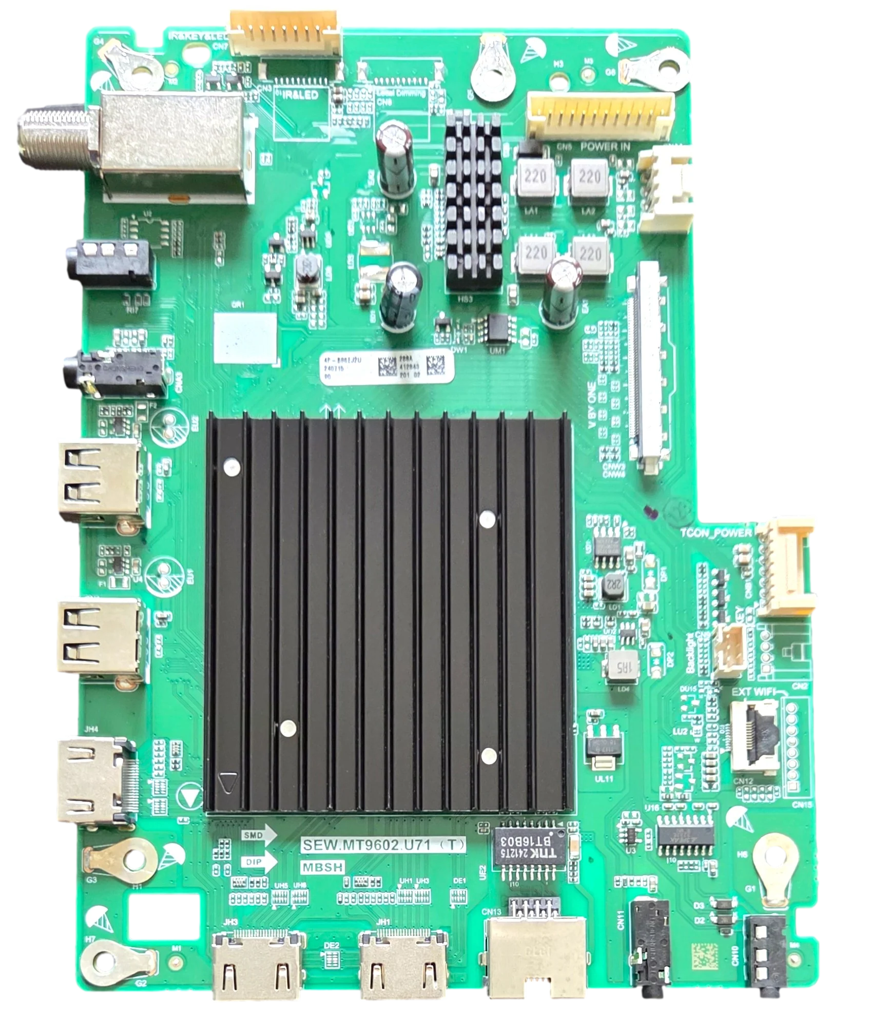 240702 Sharp Main Board, SEW.MT9602.U71, 4P-B86EJ2U