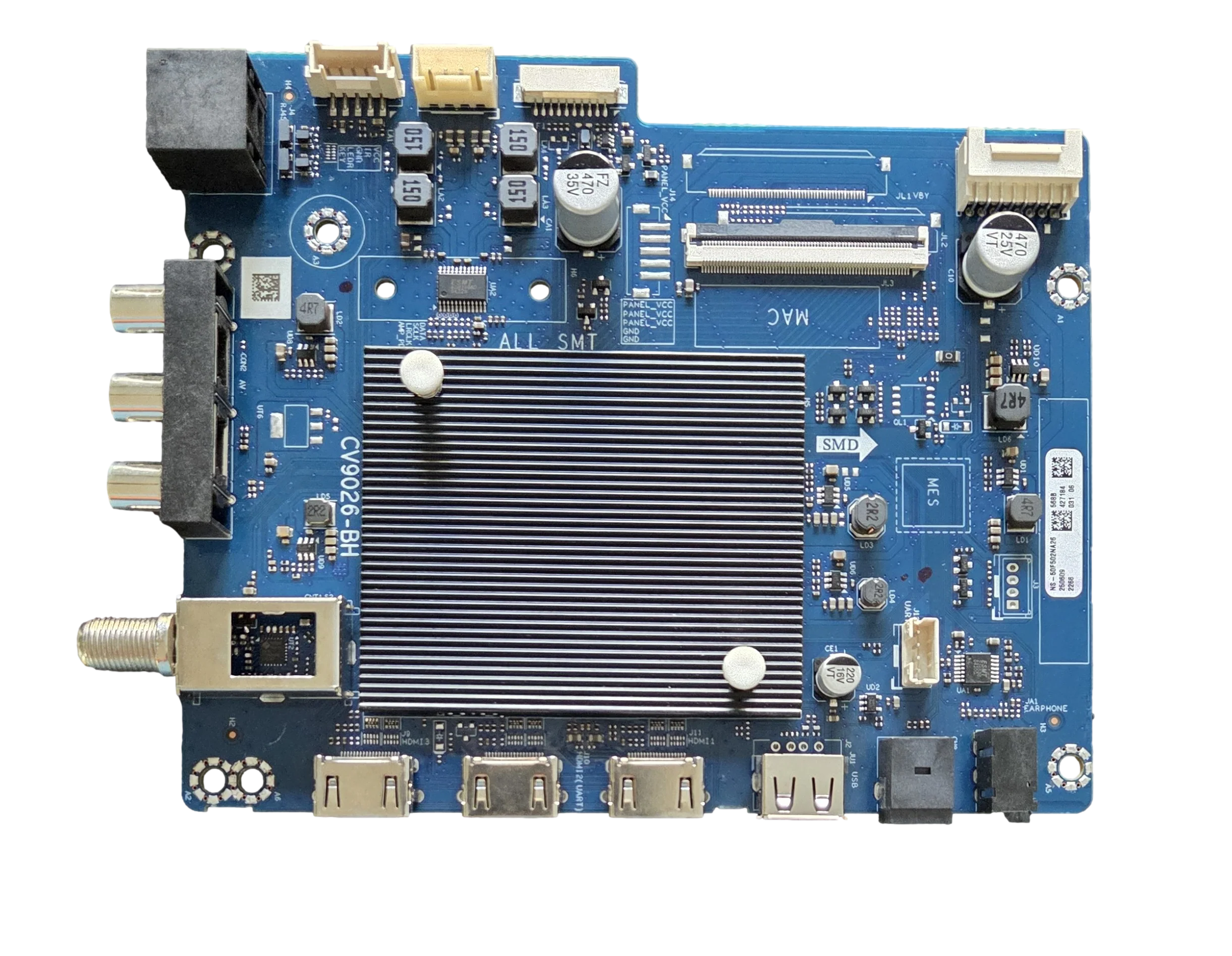 250609 Insignia Main Board, CV9026-BH, NS-50F502NA26