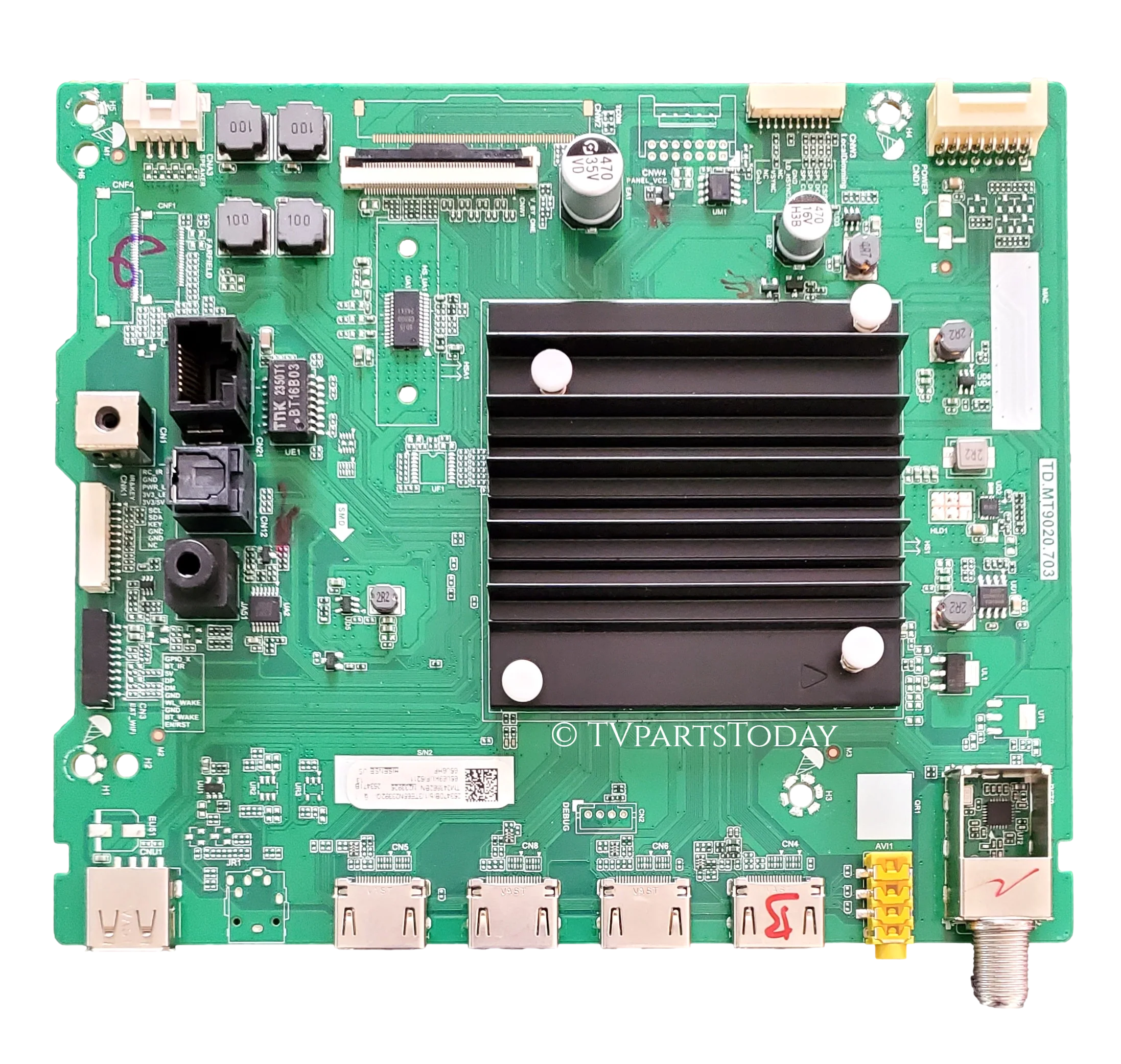253470 Hisense Main Board, 253471, TD.MT9020.703, 65U6HF