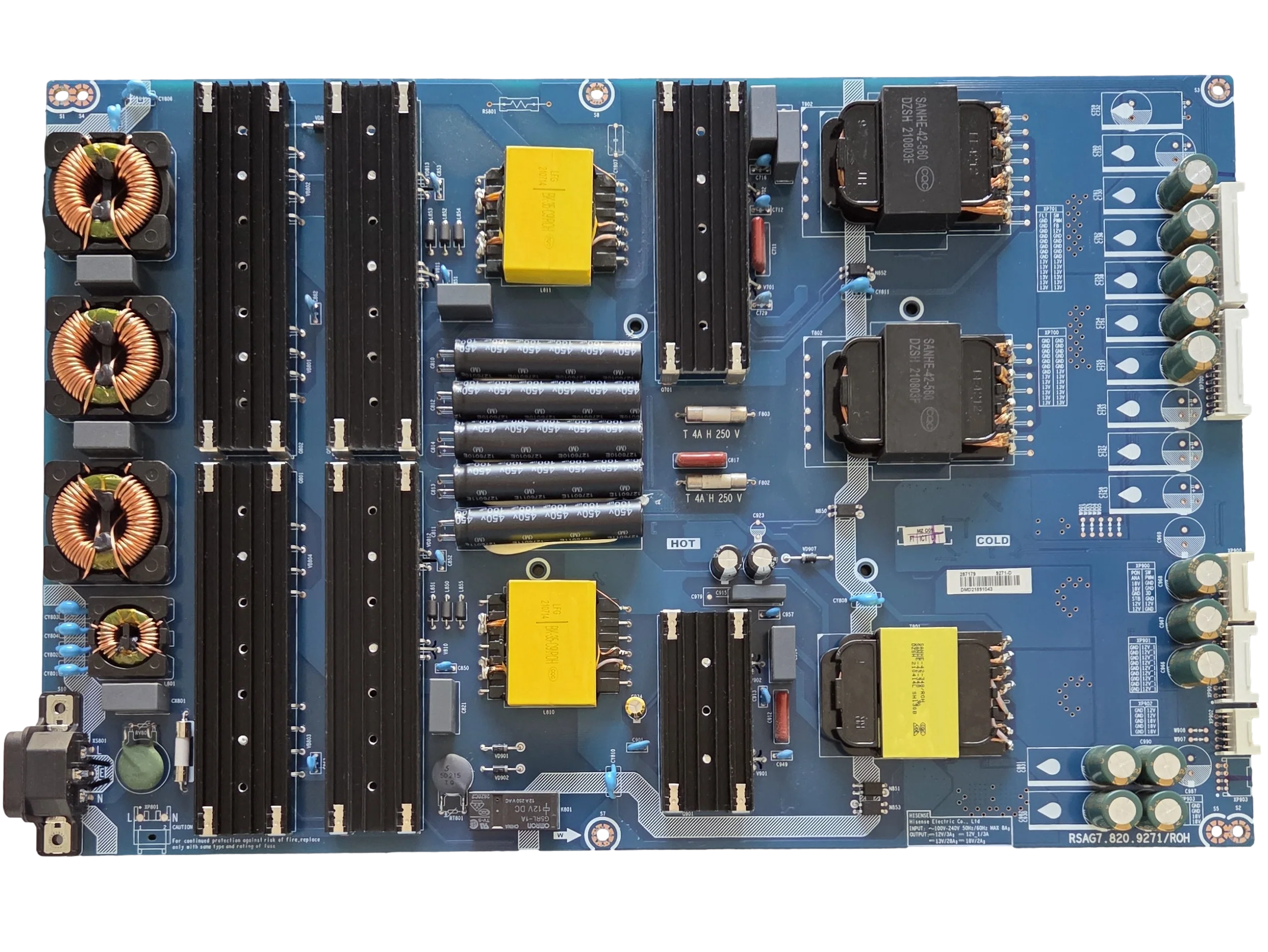 287179 Hisense Power Supply, RSAG7.820.9271/ROH, 9271-D, 75U9DG