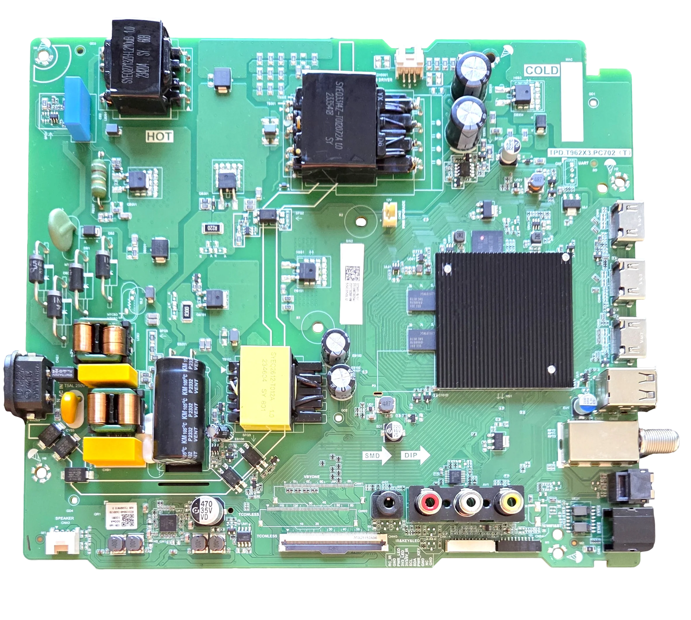 323651 Toshiba Main Board / Power Supply, TPD.T962X3.PC702(T), 55C350LU