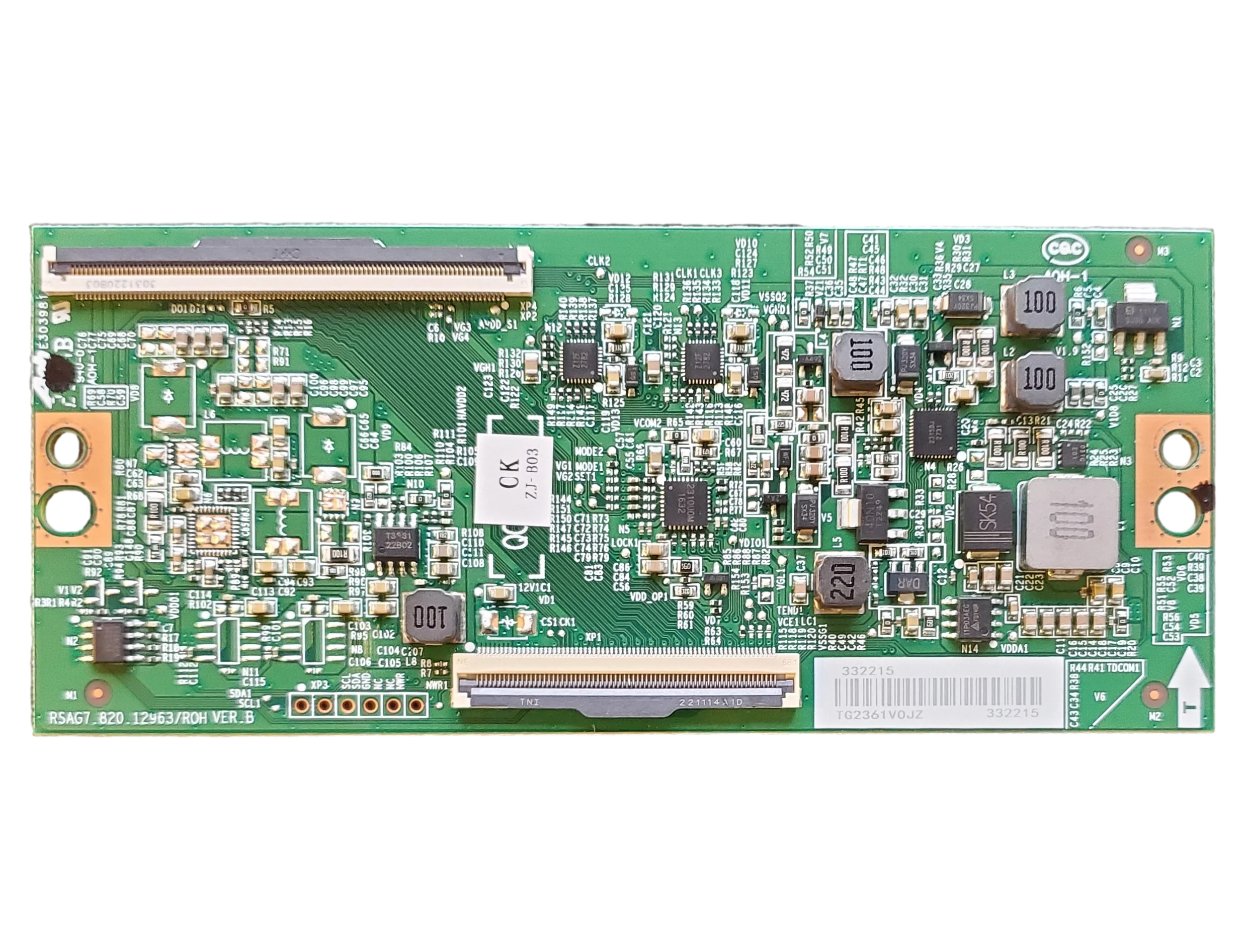 332215 Hisense T-Con Board, 332215, RSAG7.820.12963/ROH, 55U7K