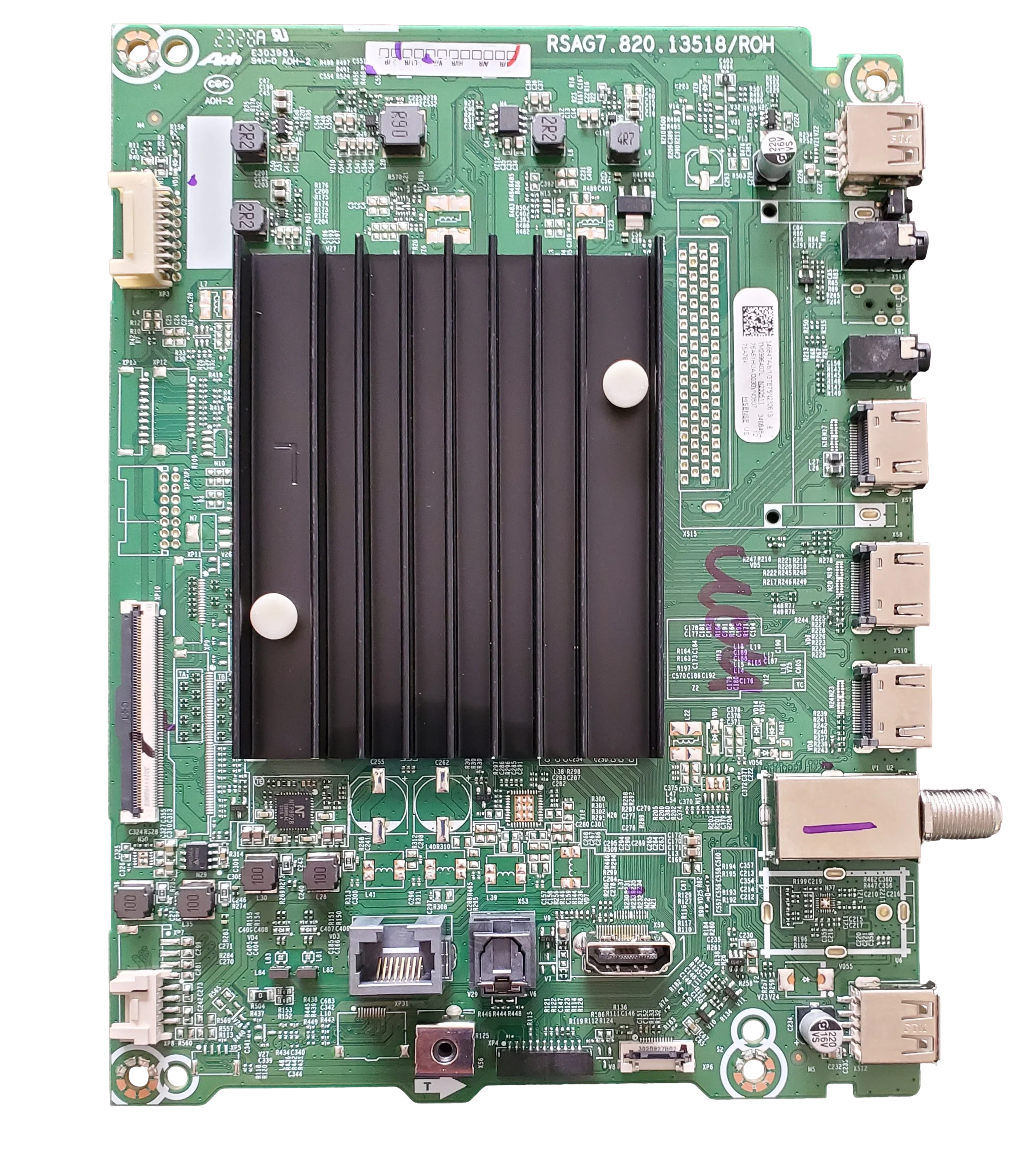 346847 Hisense Main Board, 346847, 346848, RSAG7.820.135181/ROH, 75A51HUA(0030), 75A76K