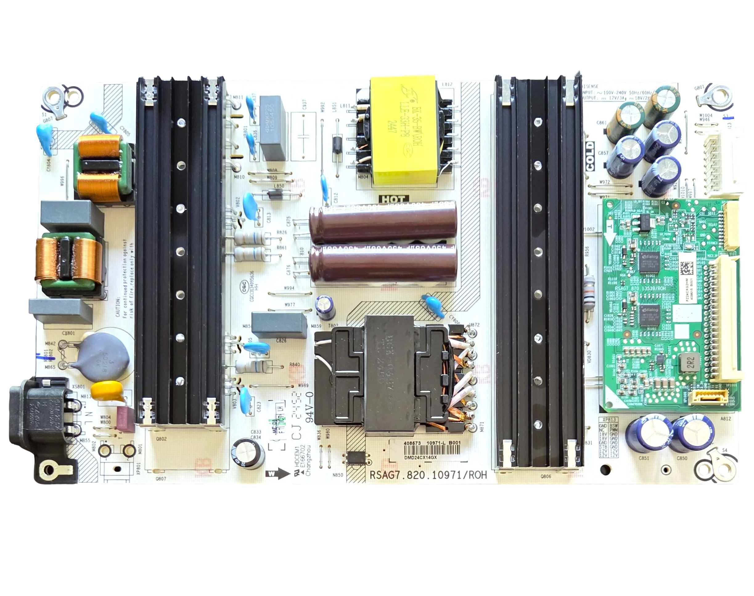 408573 Hisense Power Supply, 408573, RSAG7.820.10971/ROH, 55A65H