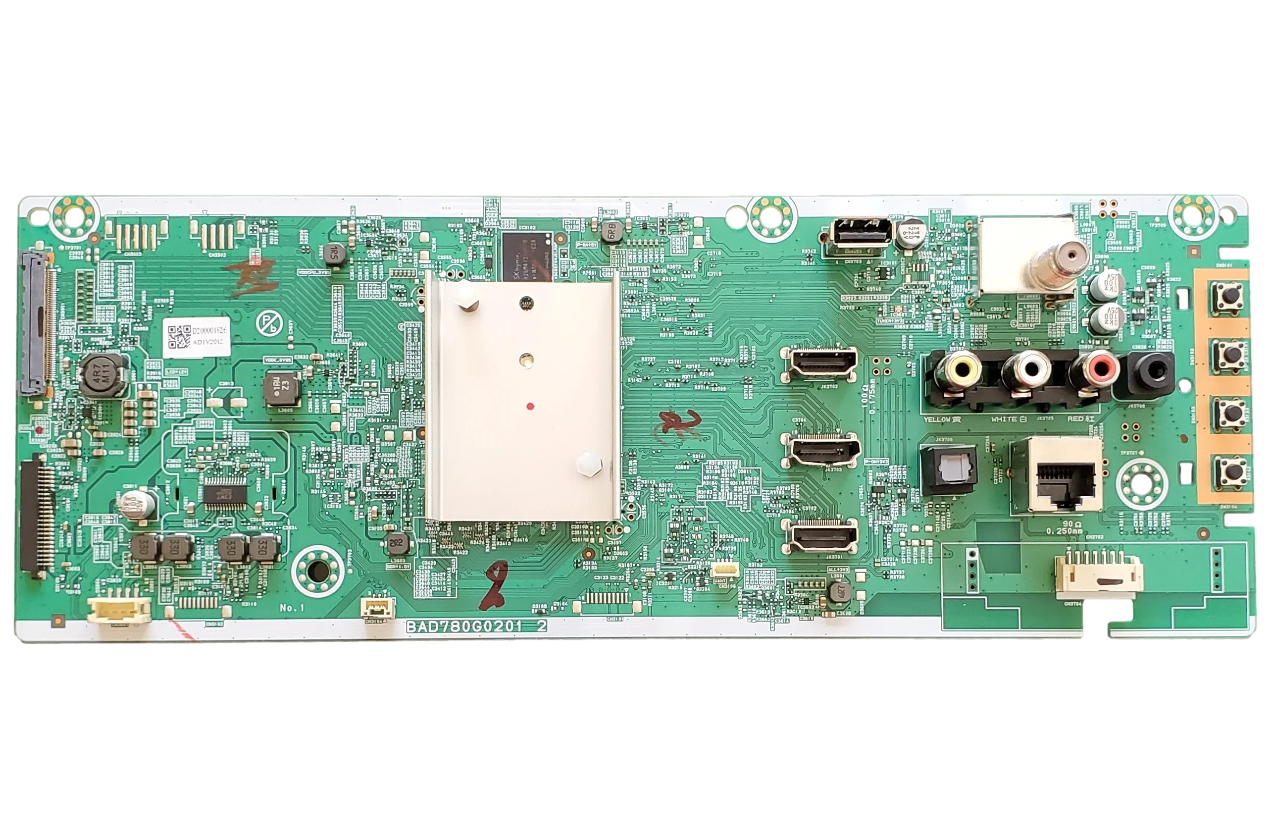 43PUL7652/F7-MAIN , Philips Main Board, AD1V2012, BAD780G0201 2, 43PUL7652/F7