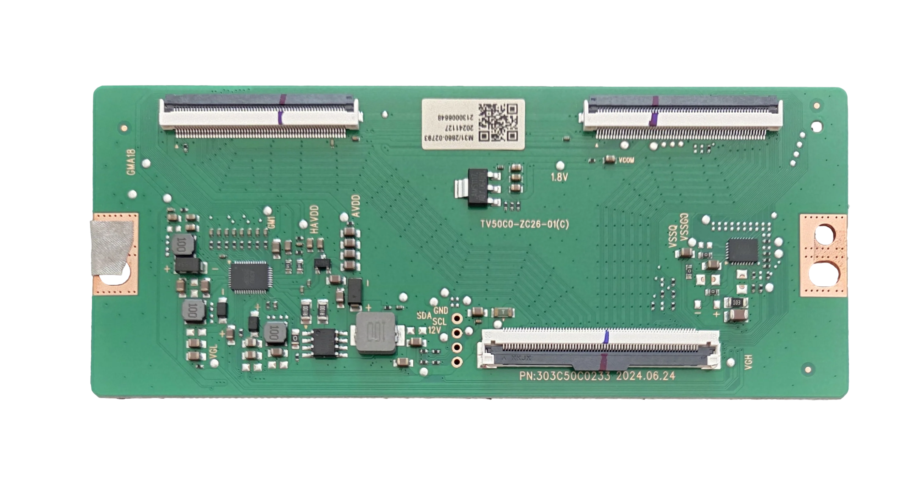 513C50C0M31 Onn T-Con Board, 303C50C0233, 100012585