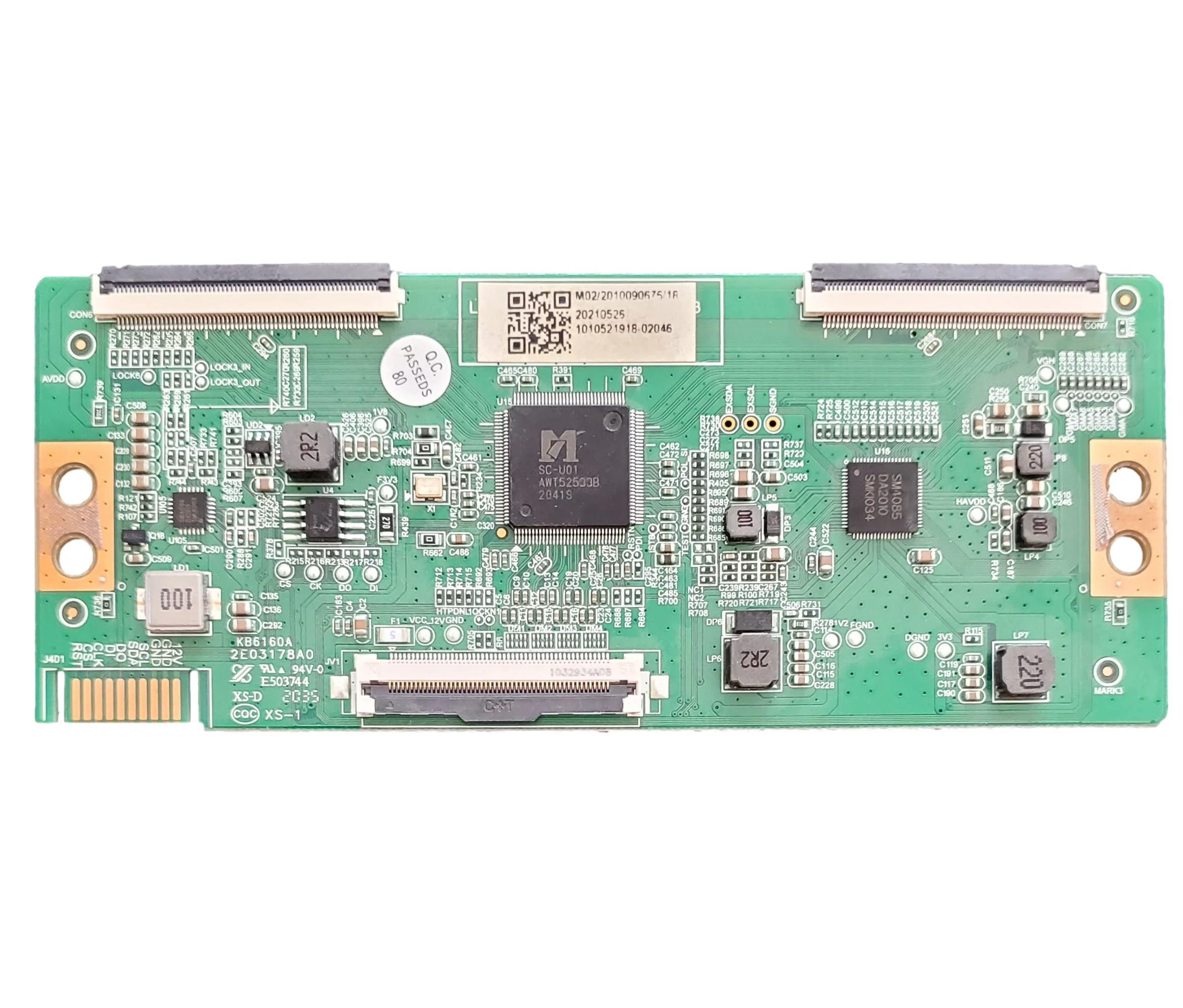 513C5500M02 Onn T-Con Board, 2E03178A0, 100012586