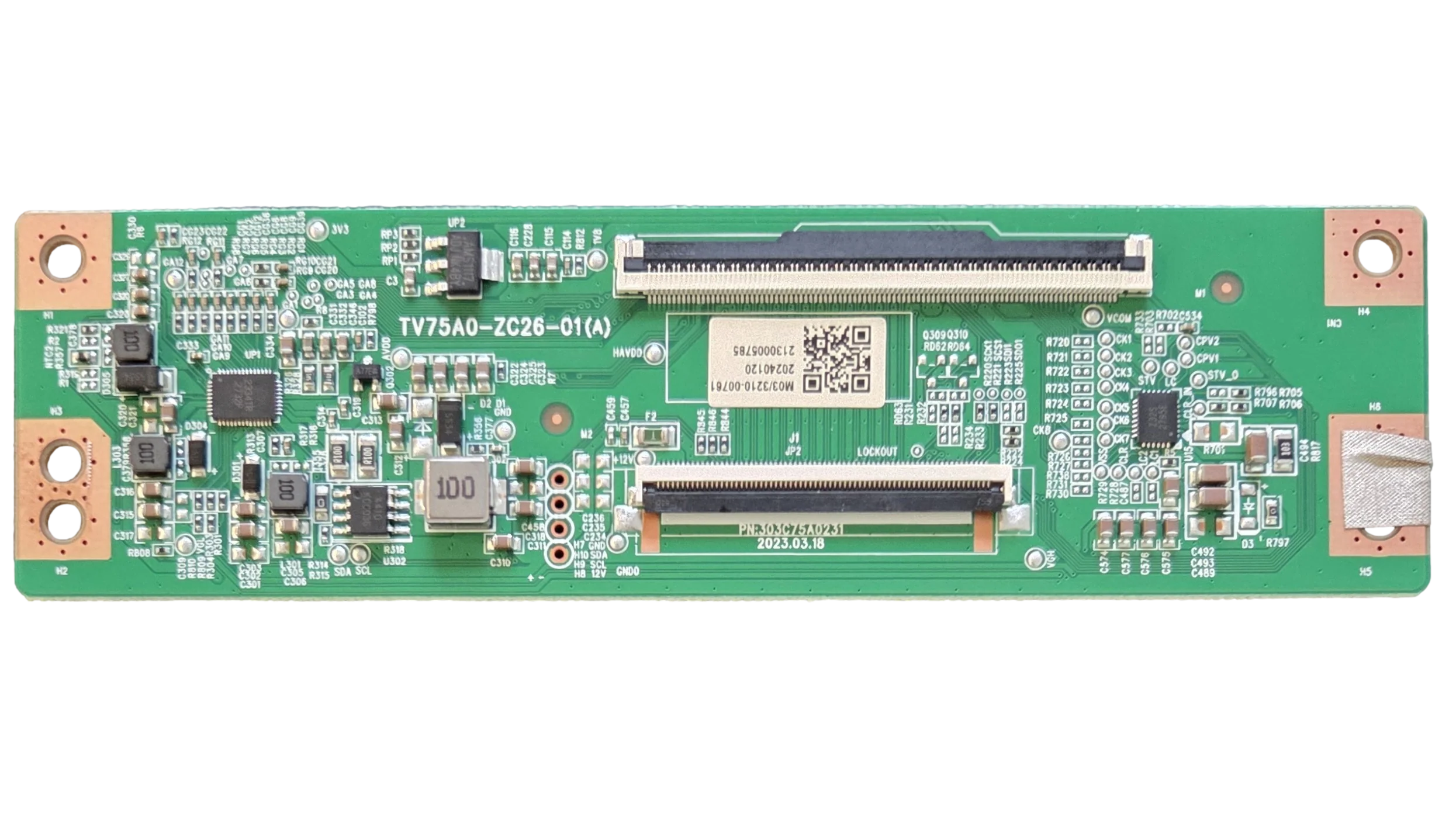 513C75A0M03 Onn T-Con, TV75A0-ZC26-01(A), M03, 303C75A0231, 100044717