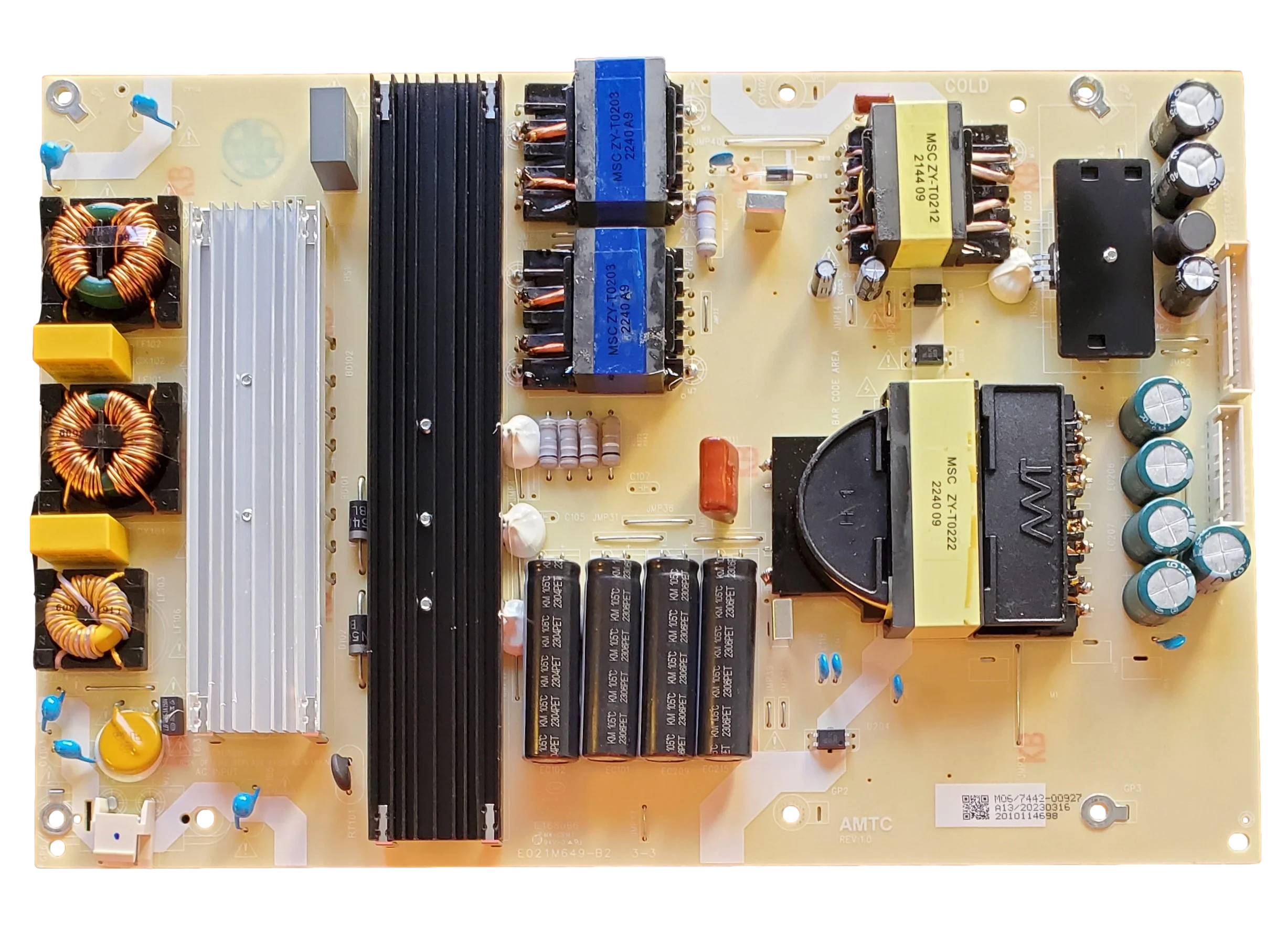 514C6508M06 ROKU Power Supply Board, TV6508-ZC02-02, 65R6A5X