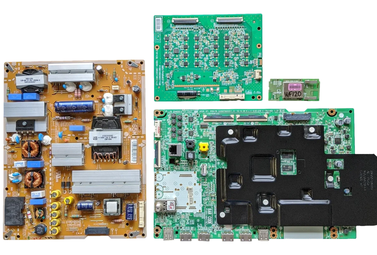 65SM9000PUA LG TV Repair Parts Kit, EBT66120201 Main Board, EAY64708651 Power Supply, EBR85417202 LED Driver, EAT64454802 Wifi, 65SM9000PUA, 65SM9000PUA.BUSYLJR