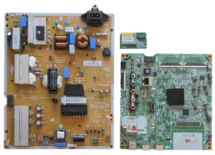 65UK6090PUA LG TV Repair Parts Kit, EBT65574802 Main Board, EAY64928801 Power Supply, EAT63435701 Wifi, 65UK6090PUA.BUSVLOR