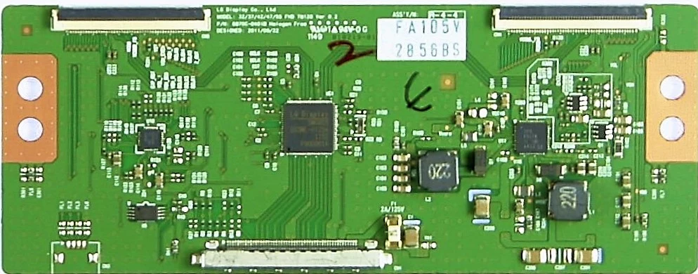 6871L-2856B LG TV Module, T-con board, 6870C-0401B, 55LM5800-UC