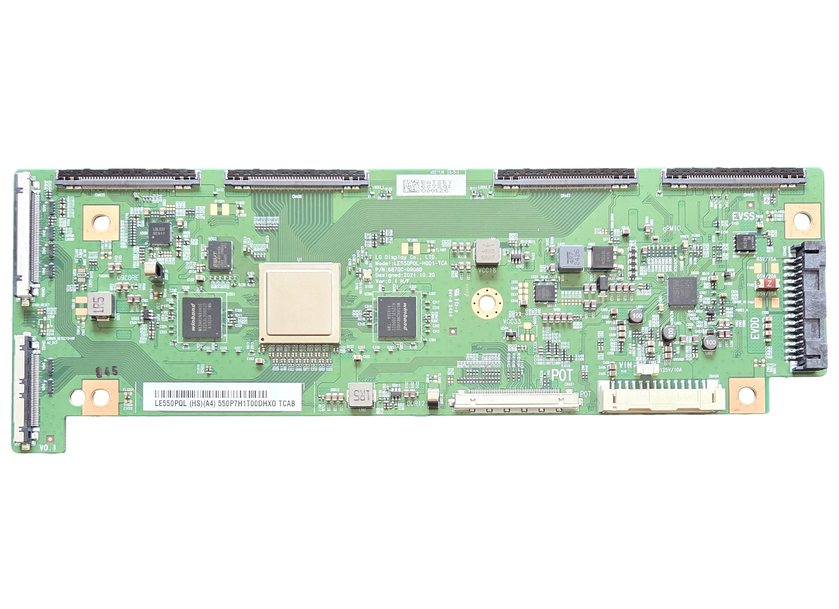 6871L-6872G LG T-Con, 6870C-0908B, OLED55B4PUA
