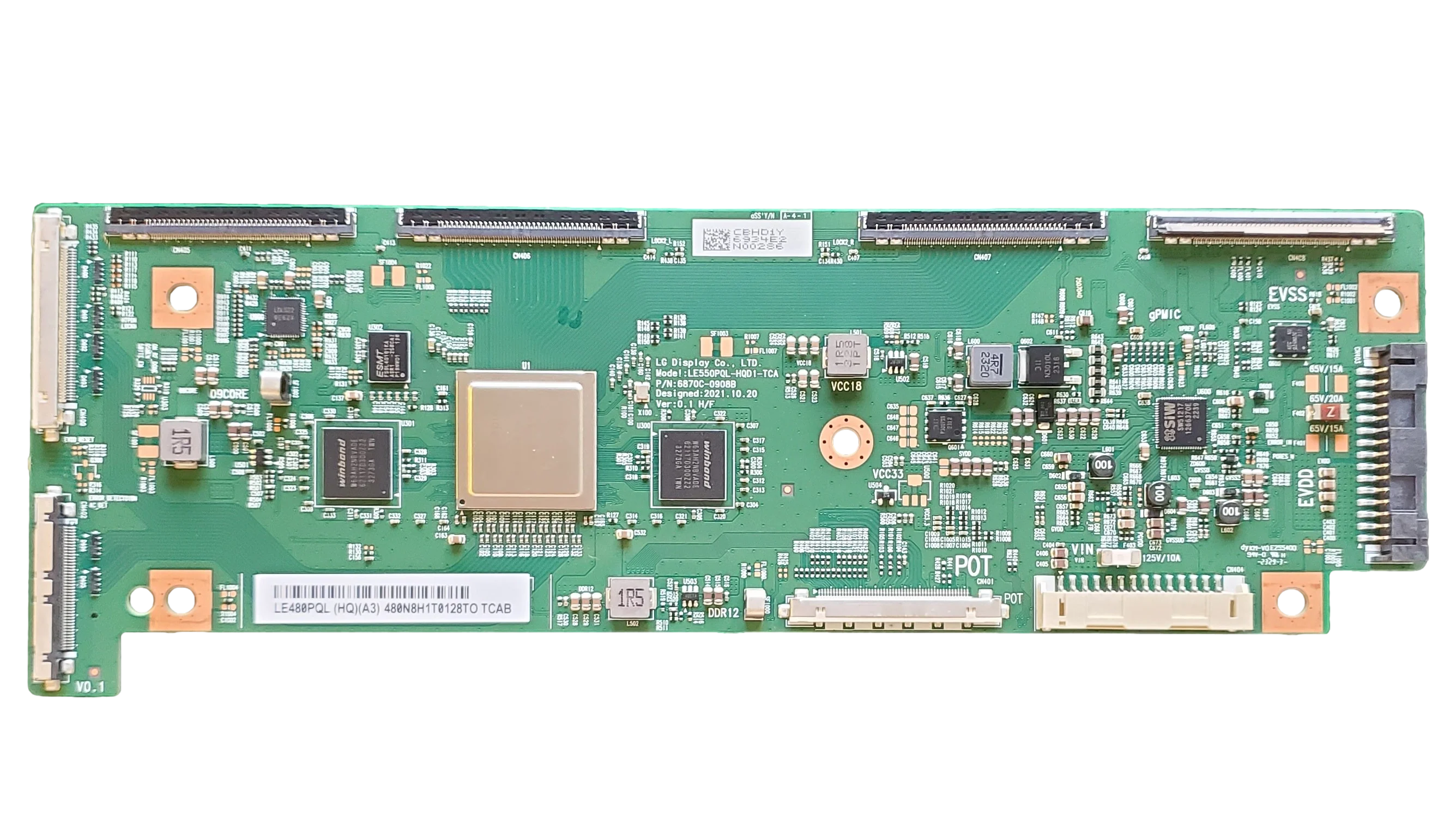 6871L-6934E LG T-Con, LE480PQL, OLED48C3PUA.DUSQLJR, OLED48C3PUA