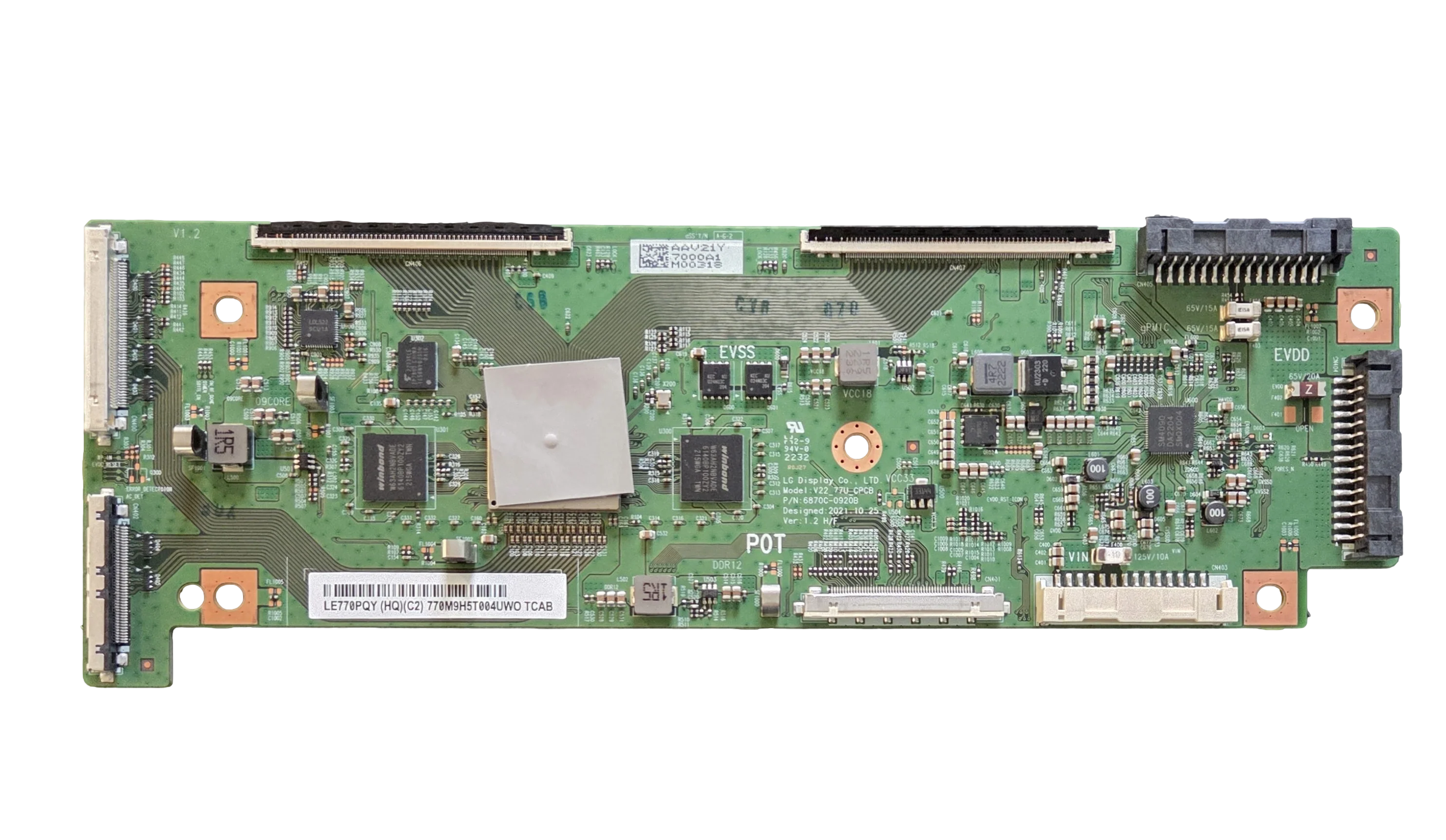 6871L-7000A LG T-Con, 6870C-0920B, OLED77A2PUA