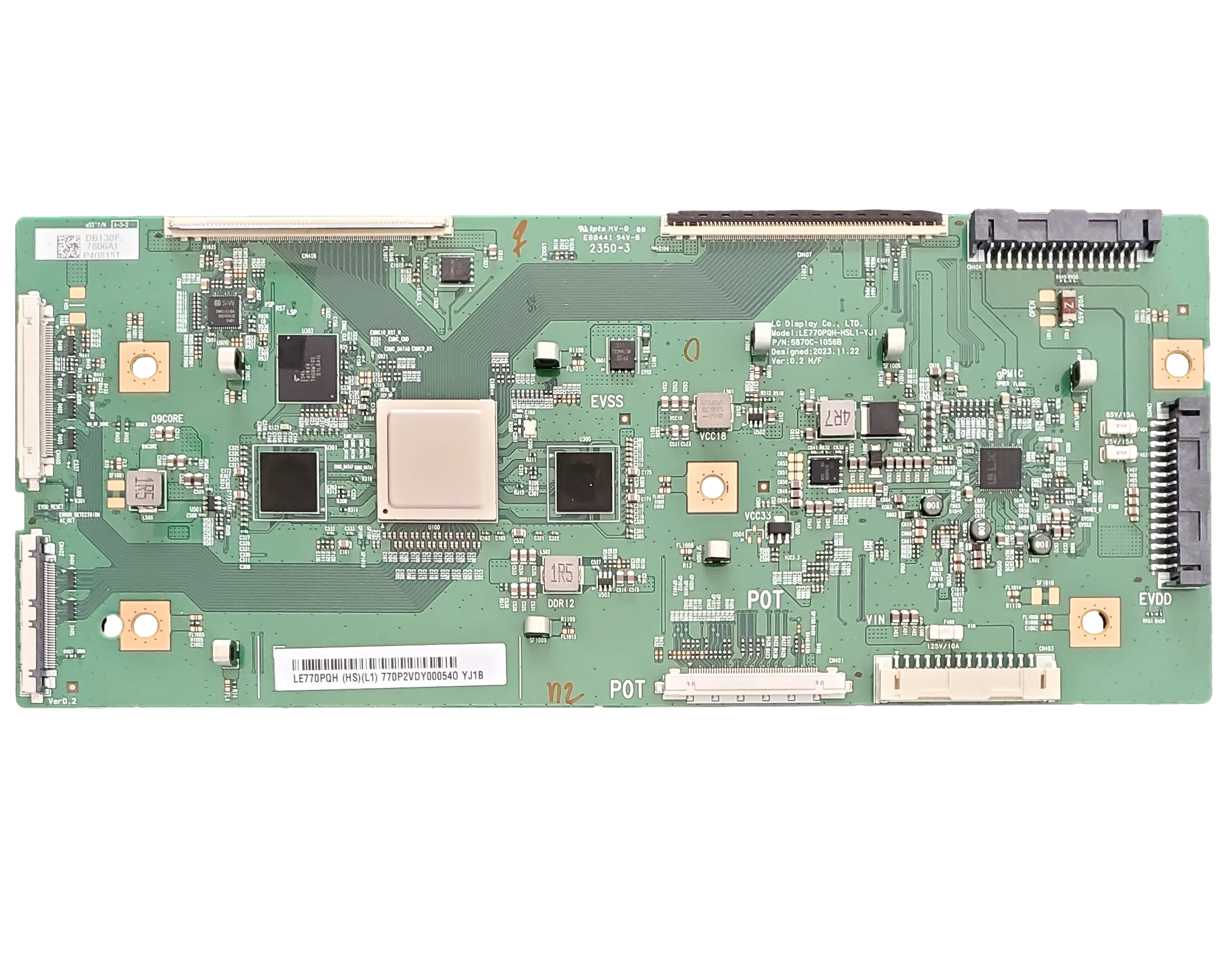 6871L-7806A LG T-Con, 6870C-1056B, OLED77G4WUA, OLED77G4WUA.DUSQLJR