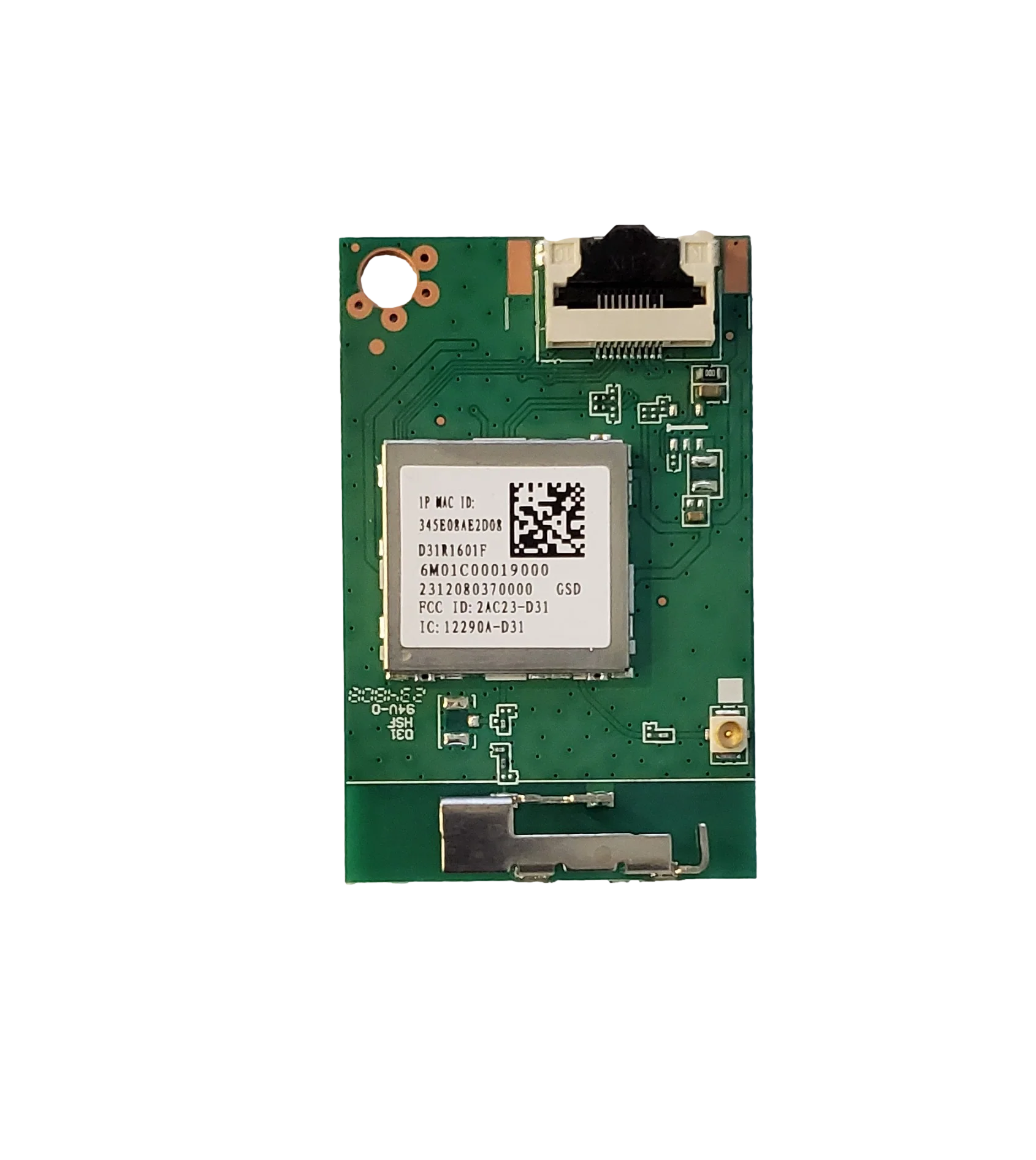 6M01C00019000 Roku Wi-Fi Module, 6M01C00019000, D31R1601F, 40R3BX