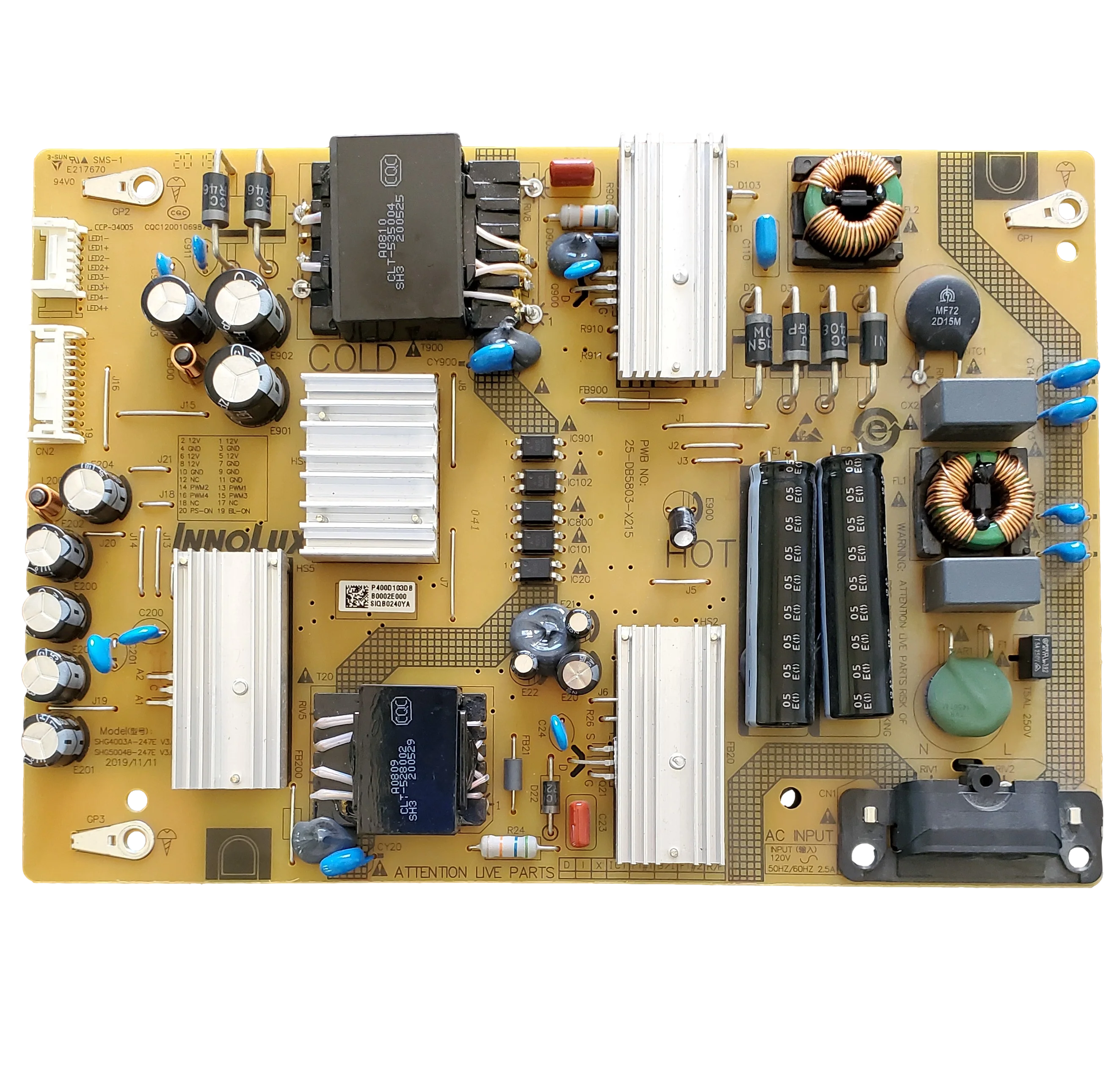 6M04B0002E000 Vizio Power Supply, 25-DB5803-X215, V405-H19