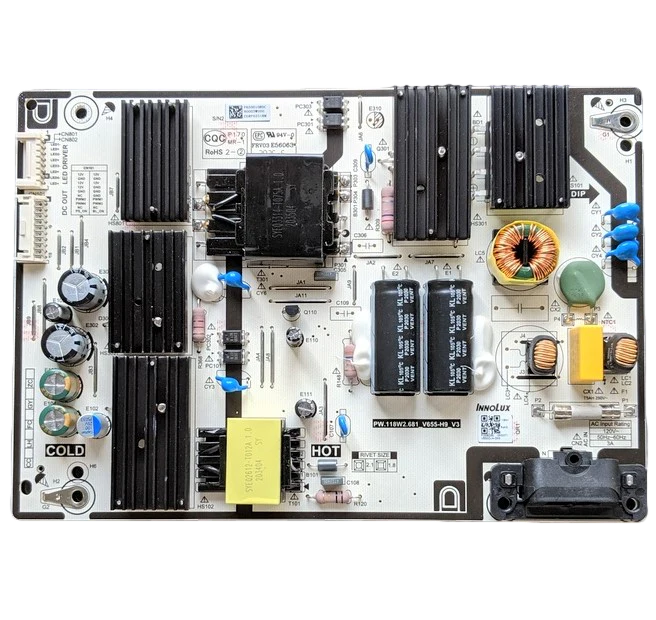 6M04B0002G000 Vizio Power Supply, PW.118W2.681, P650D108DC, B0003W000, V655-H9, V655-H19