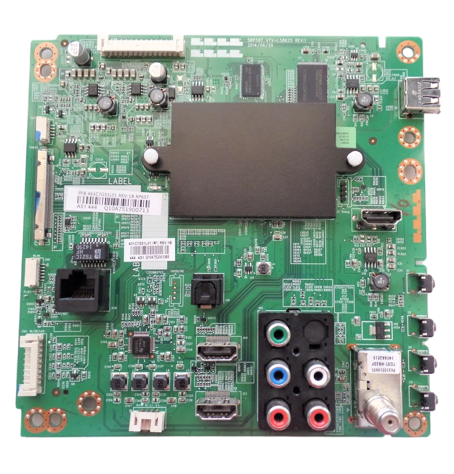 75039427 Toshiba Main Board, 461C7G51L01, 431C7G51L01, SRP58T VTV-L58625, 65L5400U