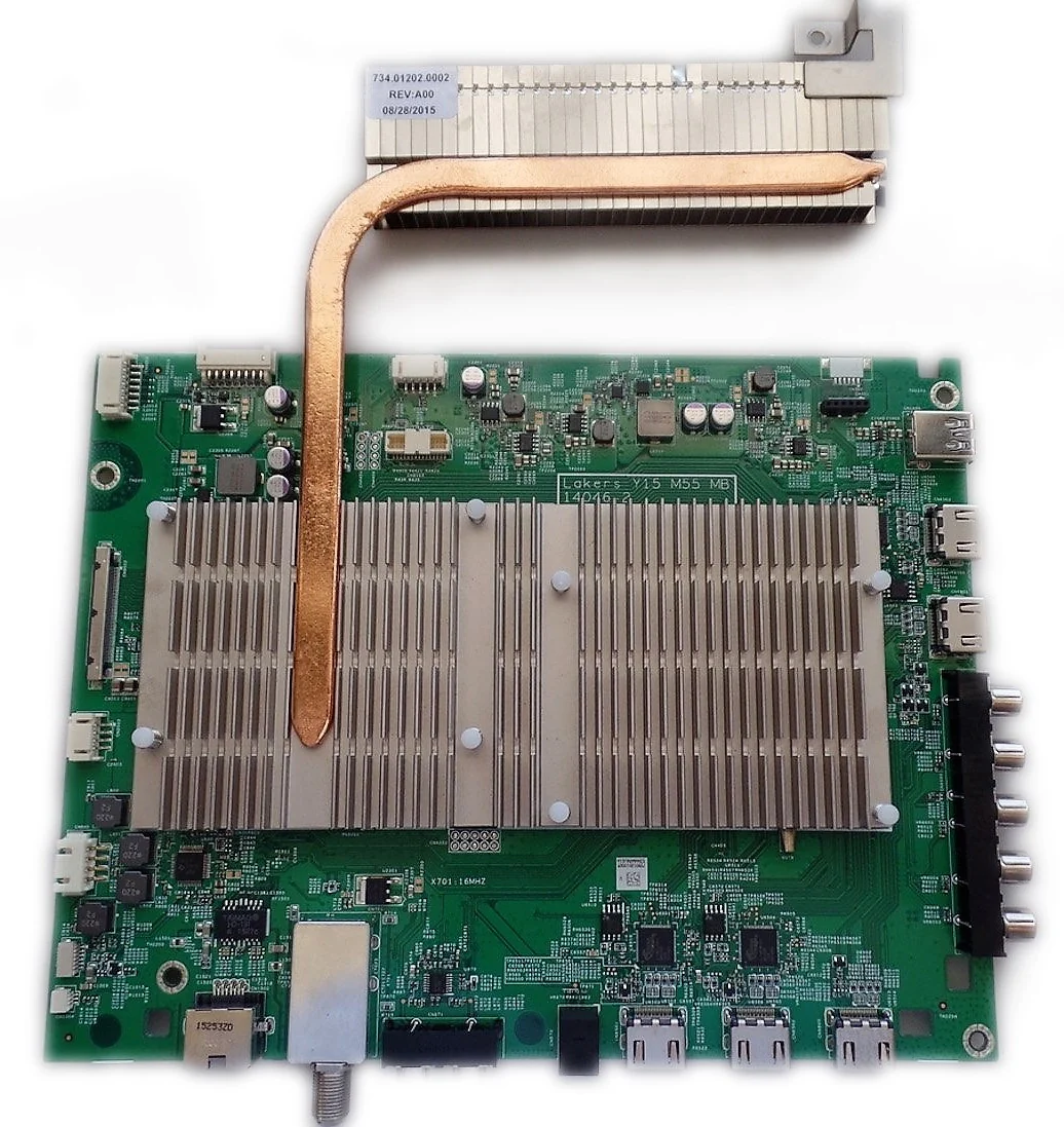755.01201.0003 Vizio Main Board, 748.01207.0011, 14046-1, M55-C2, M55-C2 LWZQBAR