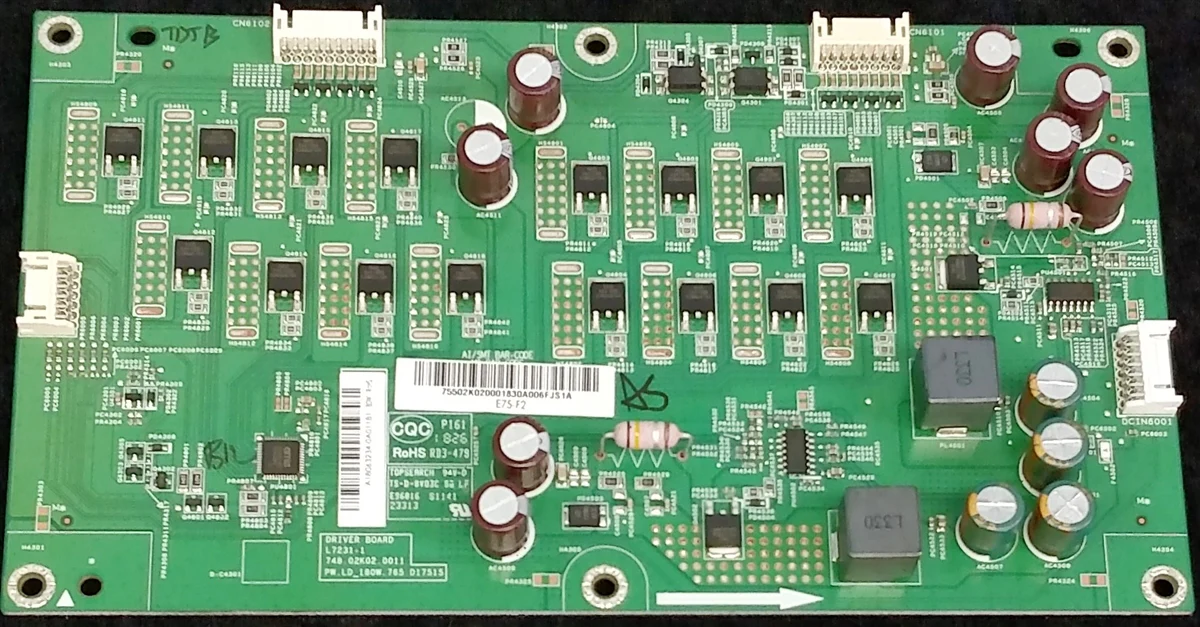 755.02K02.0001 Vizio LED Driver, 75502K020001, 748.02K02.0011, E75-F2