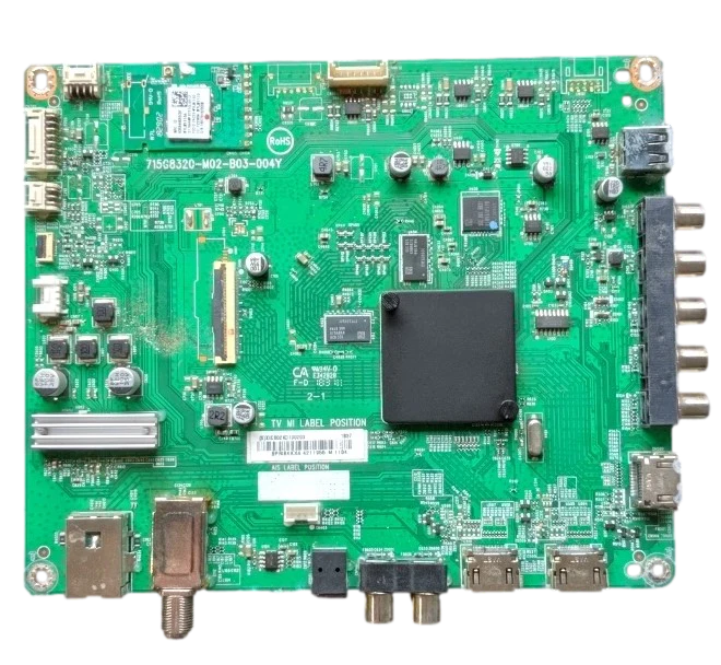 756TXICB02K019 Vizio Main Board, 715G8320-M02-B03-004Y, D43F-F1