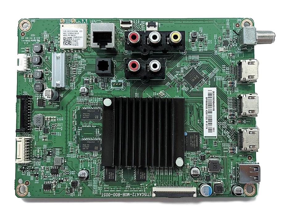 756TXICB02K0420 Vizio Main Board, 756TXICB02K042, (X)XICB02K0420, 715GA472-M0B-B00-005T, V556-G1