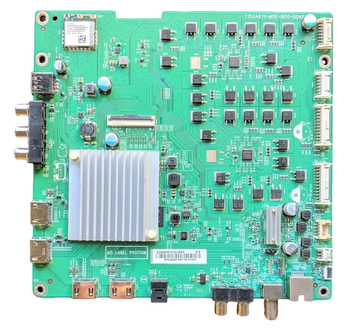 756TXKCB02K014 VIZIO Main Board, 715GA671-M0E-B00-004Y, (X)XKCB02K014, M65Q7-H1, M657Q1-H1