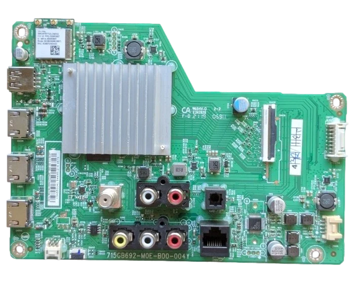 756TXLCB02K041 Vizio Main Board, (G)XLCB02K041000X, 715GB692-M0E-B00-004Y, V555-J01