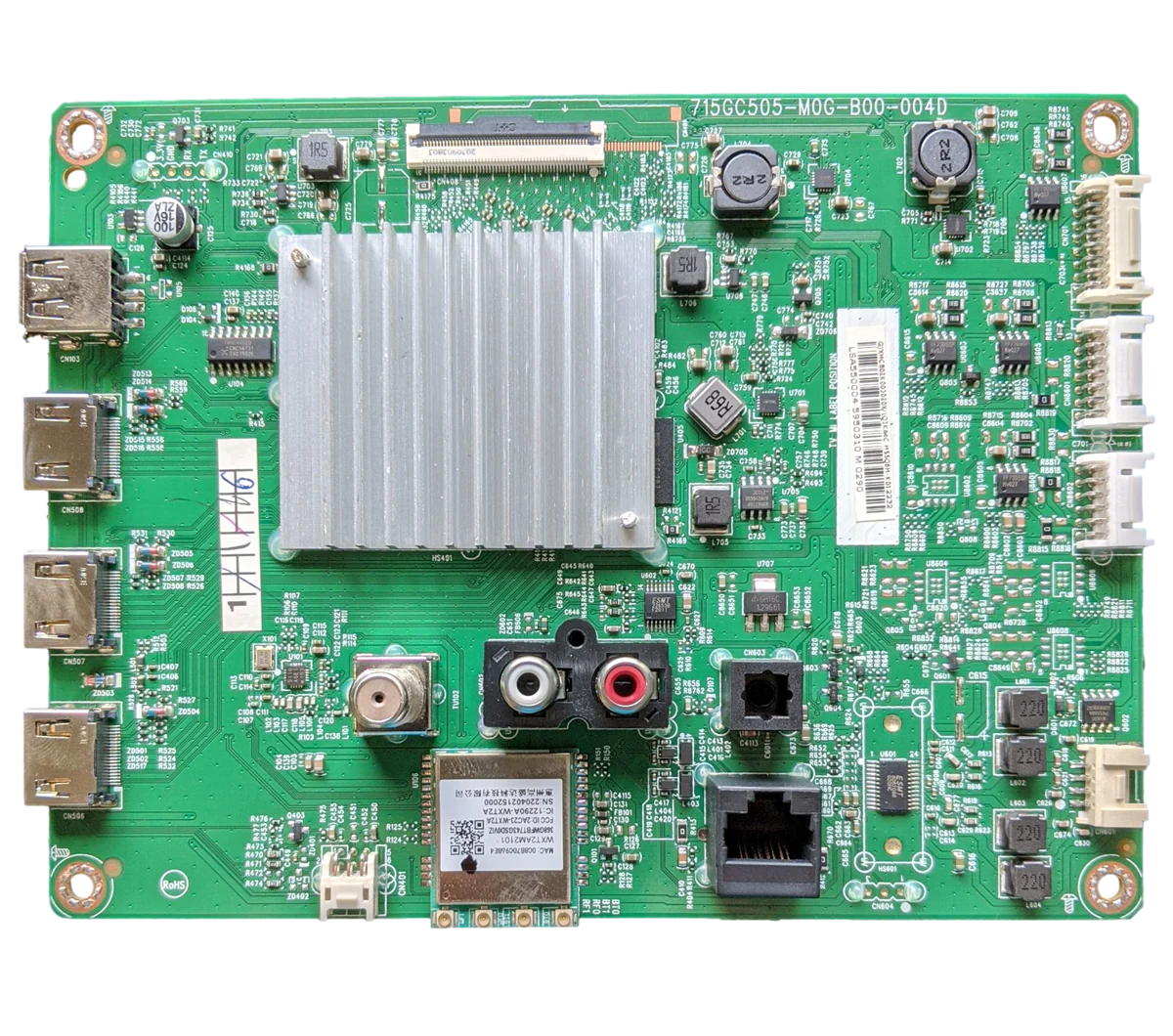 756TXMCB02K003 VIZIO Main Board, 715GC505-M0G-B00-004D,  M55Q5M-K01