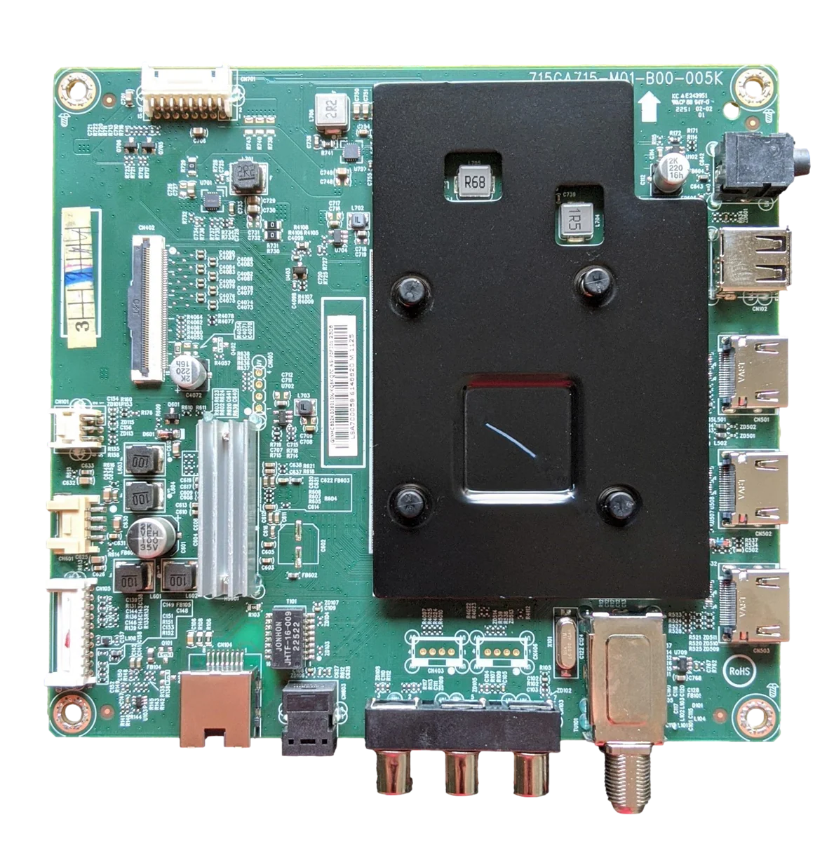 756TXMCB02K036010X Insignia Main Board, 715GA715-M01-B00-005K, NS-70F301NA23