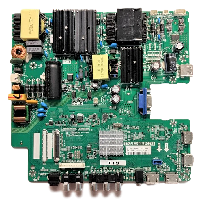 8142123342088 Sceptre Main Board/Power Supply, C18032215, TP.MS3458.PC758, PGTV58FE