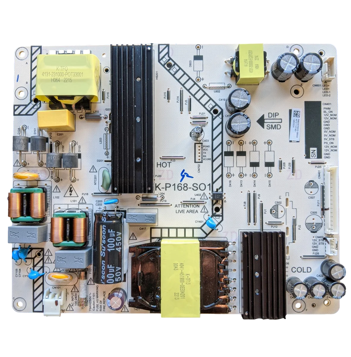 9012-112160-168020N4 ONN Power Supply, 9012-112160-168020N4, K-P168-SO4