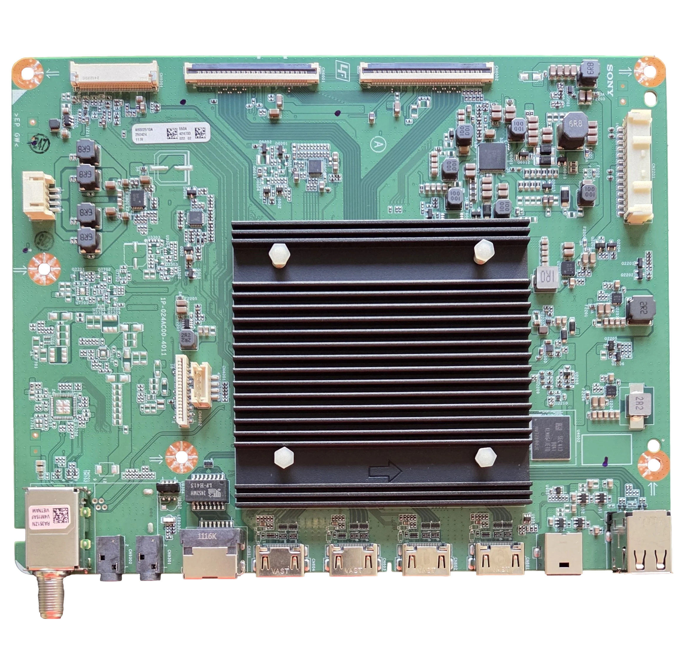 A-5079-534-A Sony Main Board, A5002510A, A6002510A, 1P-024AC00-4011, 550A, K-65S20M2, K-75S20M2, K-55S20M2, K-55S20CM2, K-75S20CM2