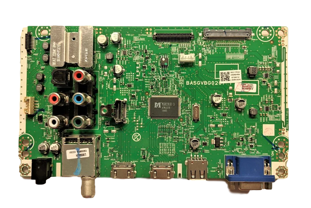 A5GRBMMA-001 Magnavox Main Board, BA5GVBG0201 1, A5GRB-MMA, A5GRBUH, 55ME345V/F7, 55ME345V/F7 DS1