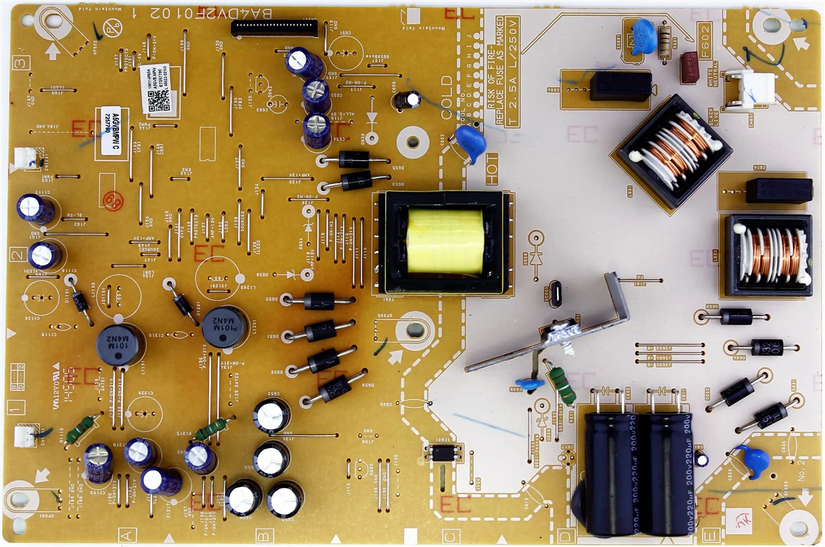 A5GVBMPW-001 Philips Power Supply, BA4DV2F0102, A5GVBMPWC, A5GVB-MPW, 43ME345V/F7