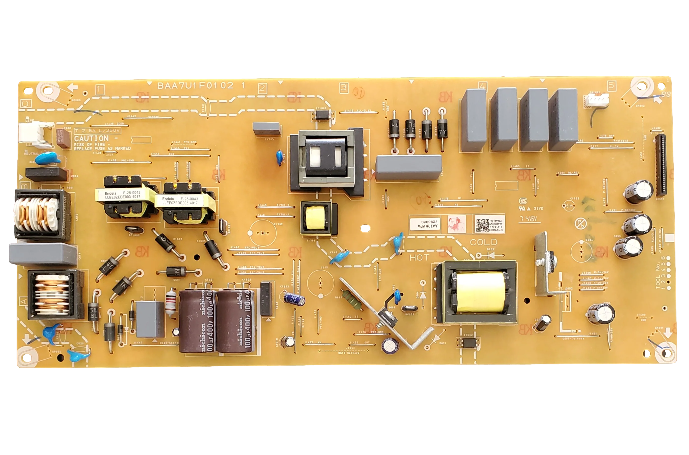 AA7RMMPW-001 Philips Power Supply, AA7RMMPW, AA7RM-MPW, BAA7U1F0102 1, 55PFL5602/F7