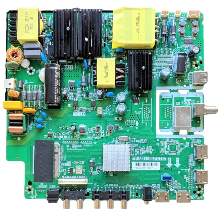 AE0012148 RCA Main Board/Power Supply, AE0012148, TP.MS3458.PC757, RTU5540-B