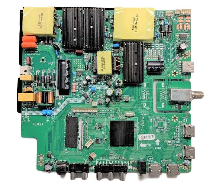 AE0012251 RCA Main Board / Power Supply, LDD.M3458.A138, AE0012251, RTU5540-B