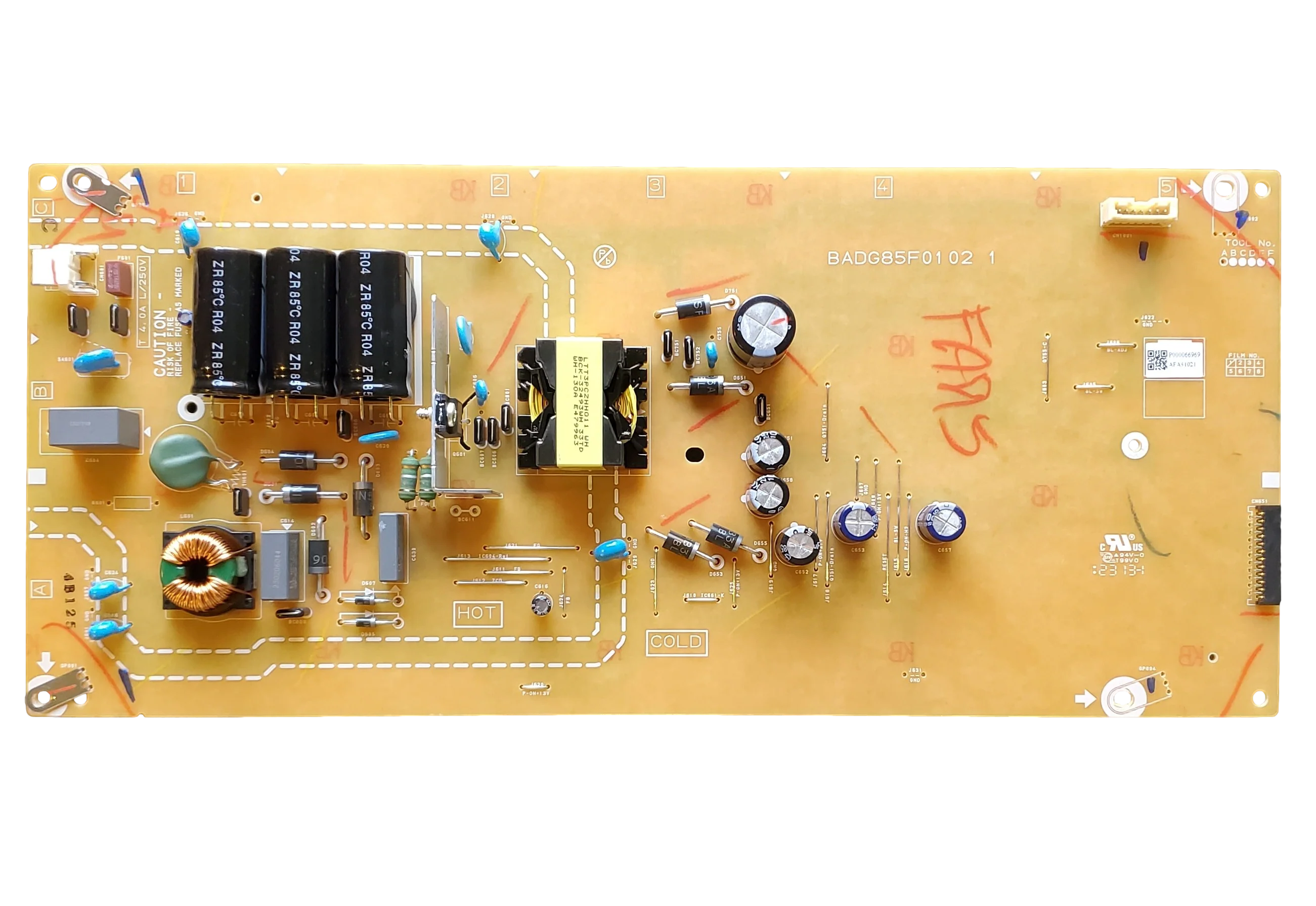 AFA80MPW-001, Philips Power Supply, BADG85F01021, AFA81021, 65PUL6553/F7
