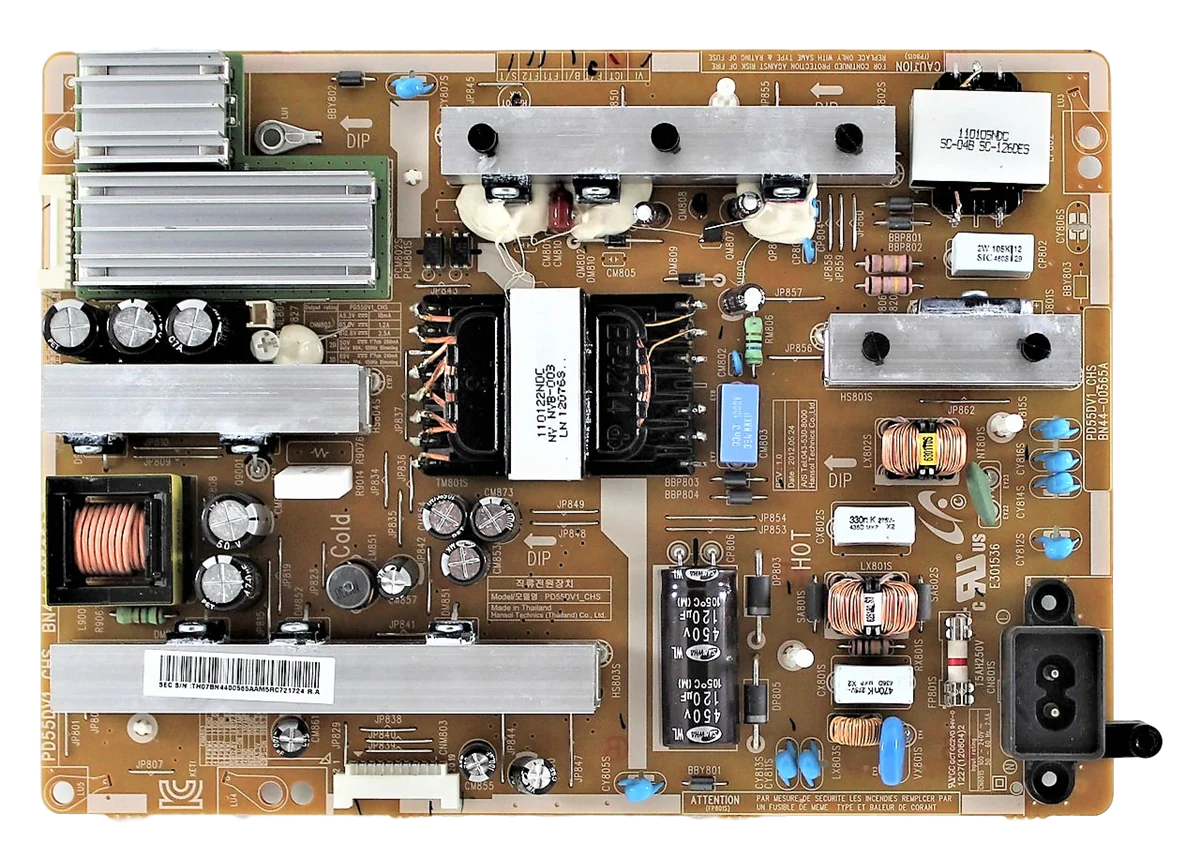 BN44-00565A Samsung TV Module, power supply board, PD55DVI_CHS, UN55EH6030FXZA