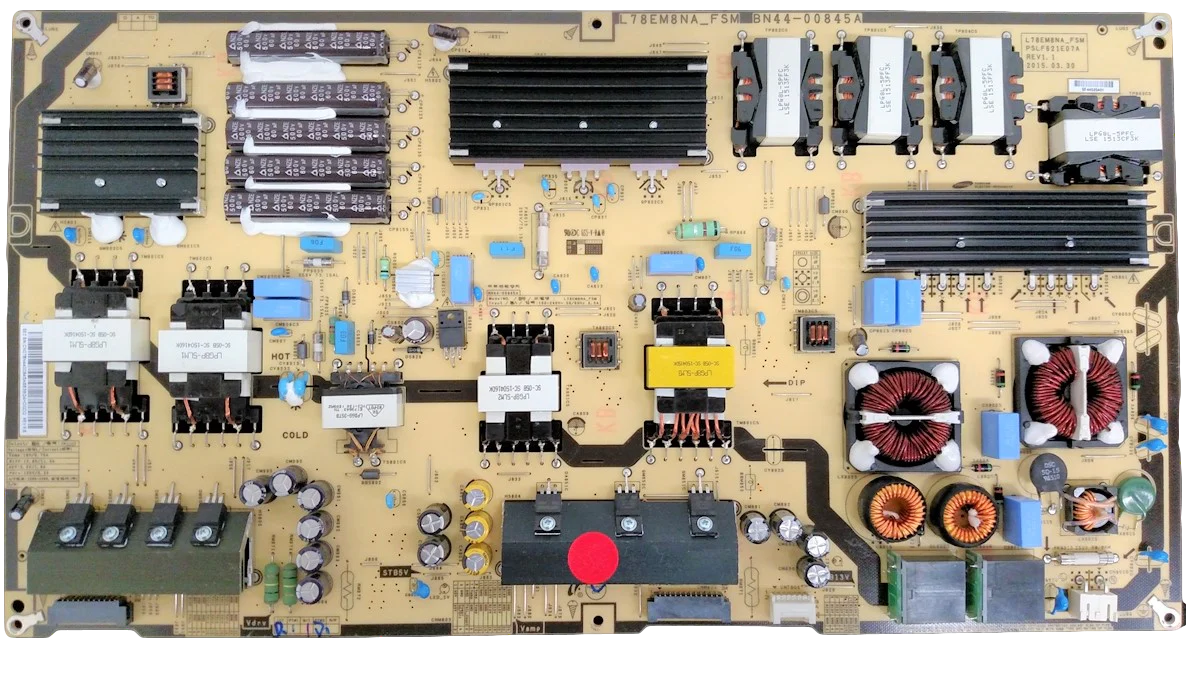 BN44-00845A Samsung Power Supply, L78EM8NA_FSM, PSLF621E07A, UN78JS9100FXZA