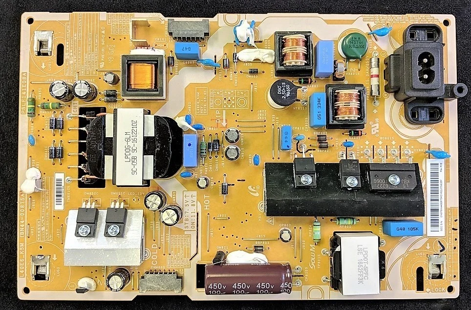 BN44-00875A Samsung Power Supply, L40E6_KSM, PSLF141E08A, UN40KU7000FXZA, UN40KU7000FXZC, UN43KU7000FXZA, UN40MU7000FXZA, UN43KU7500FXZA, UE43KU6500, HG40EE890UBXEN