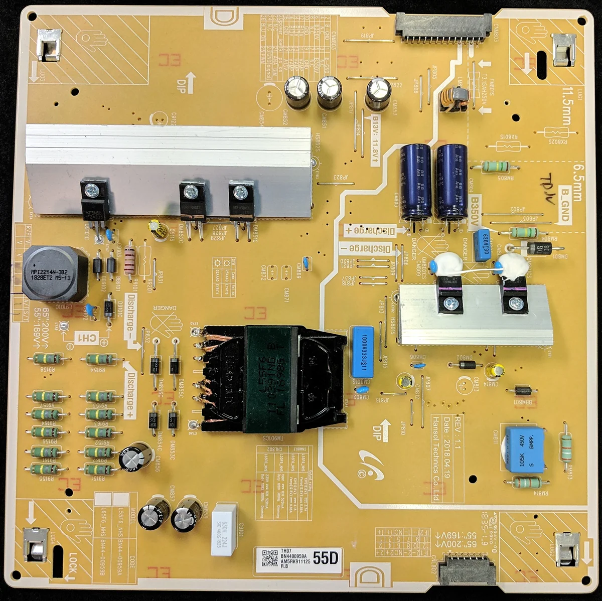 BN44-00959A Samsung Power Supply, L55F6_NHS, UN55LS03NAFXZA